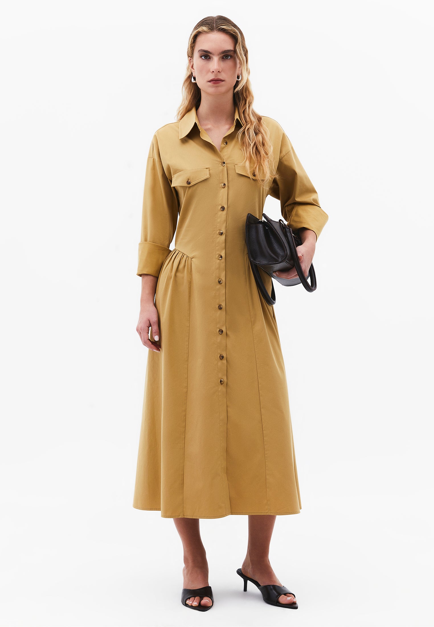 A-Line Long Dress - ANTELOPE