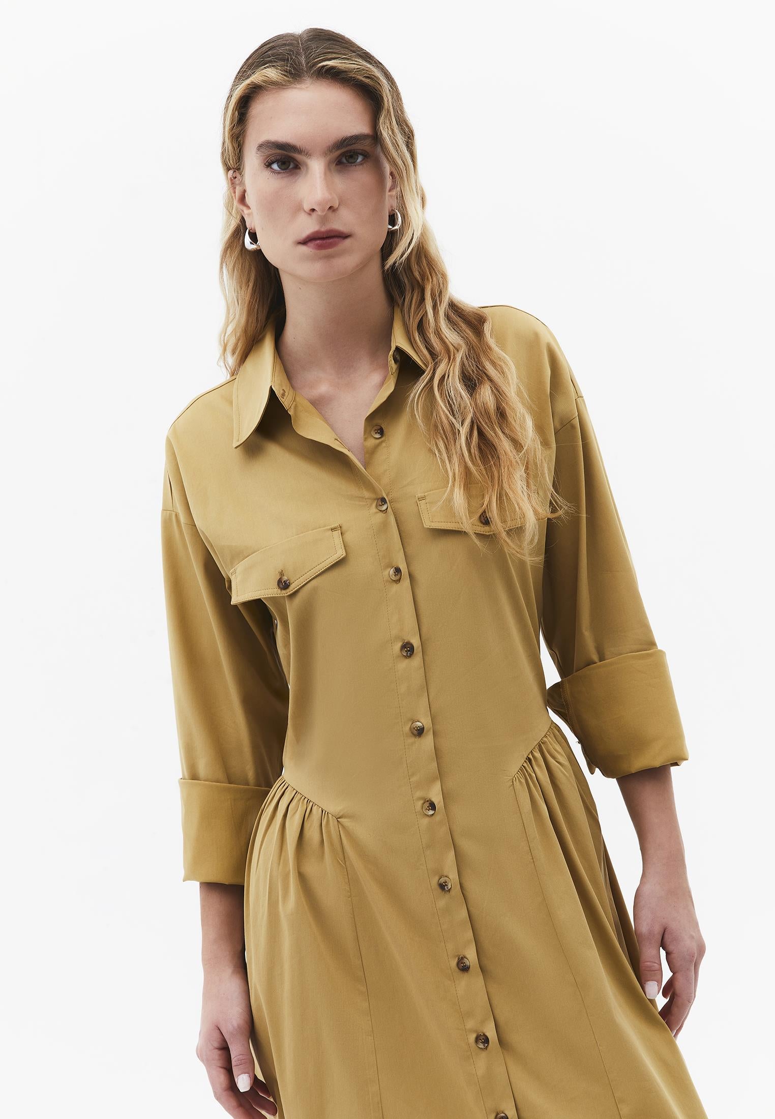A-Line Long Dress - ANTELOPE