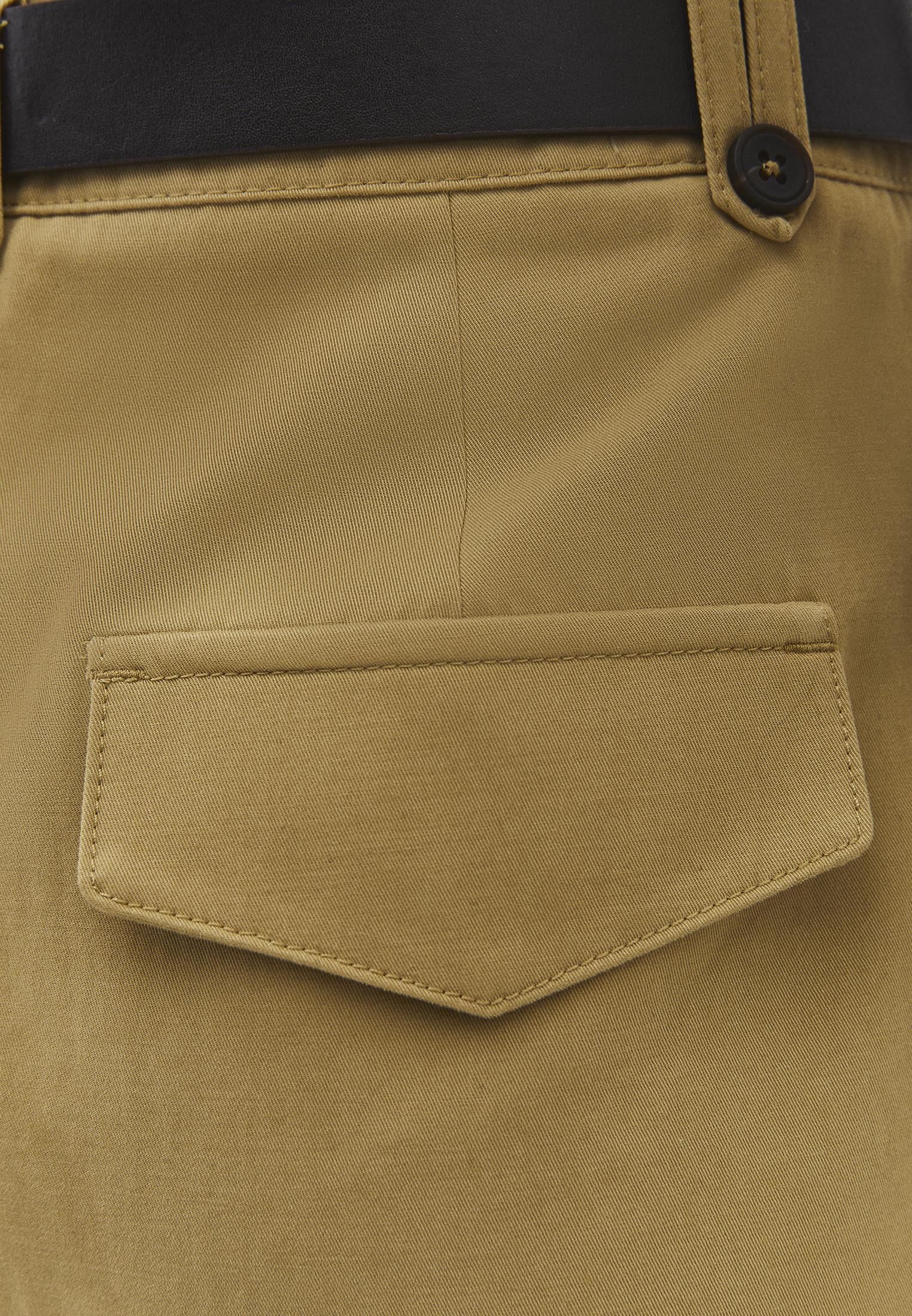 Midi Flared Skirt With Belt And Button Details - ANTELOPE
