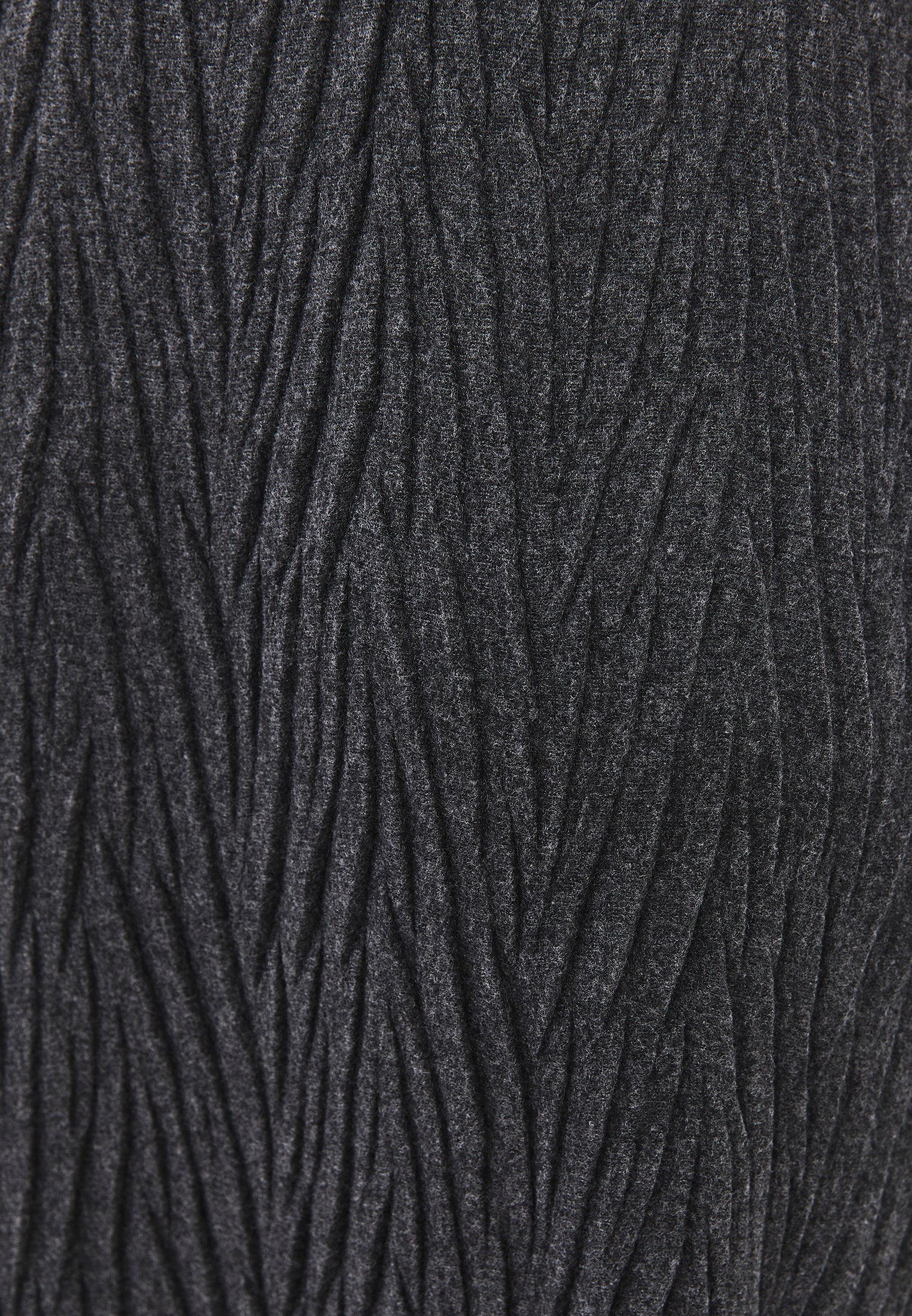 Long Skirt With Pleat Details - ANTHRA MELANGE