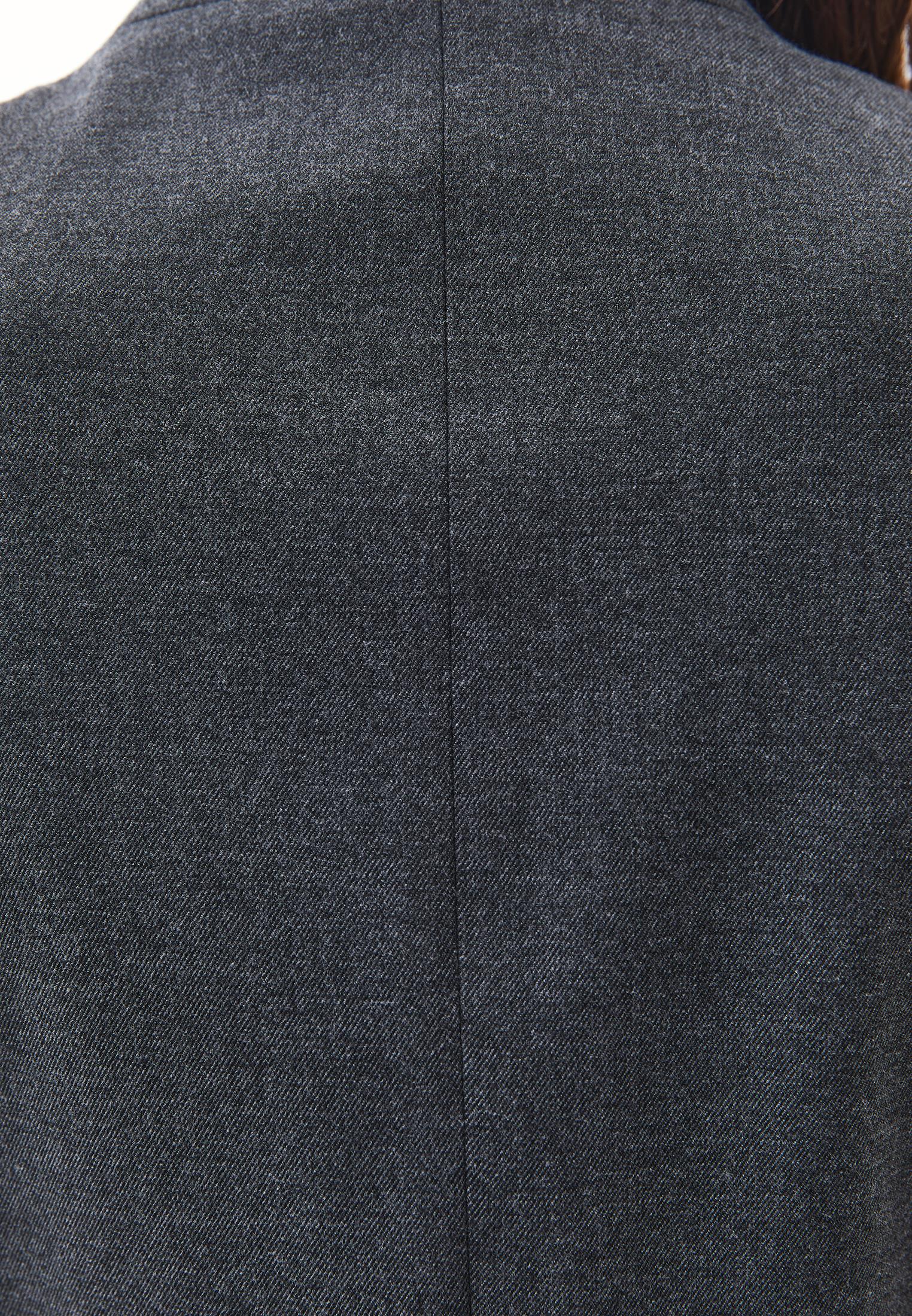 Asymmetrical Midi Vest - ANTHRA MELANGE