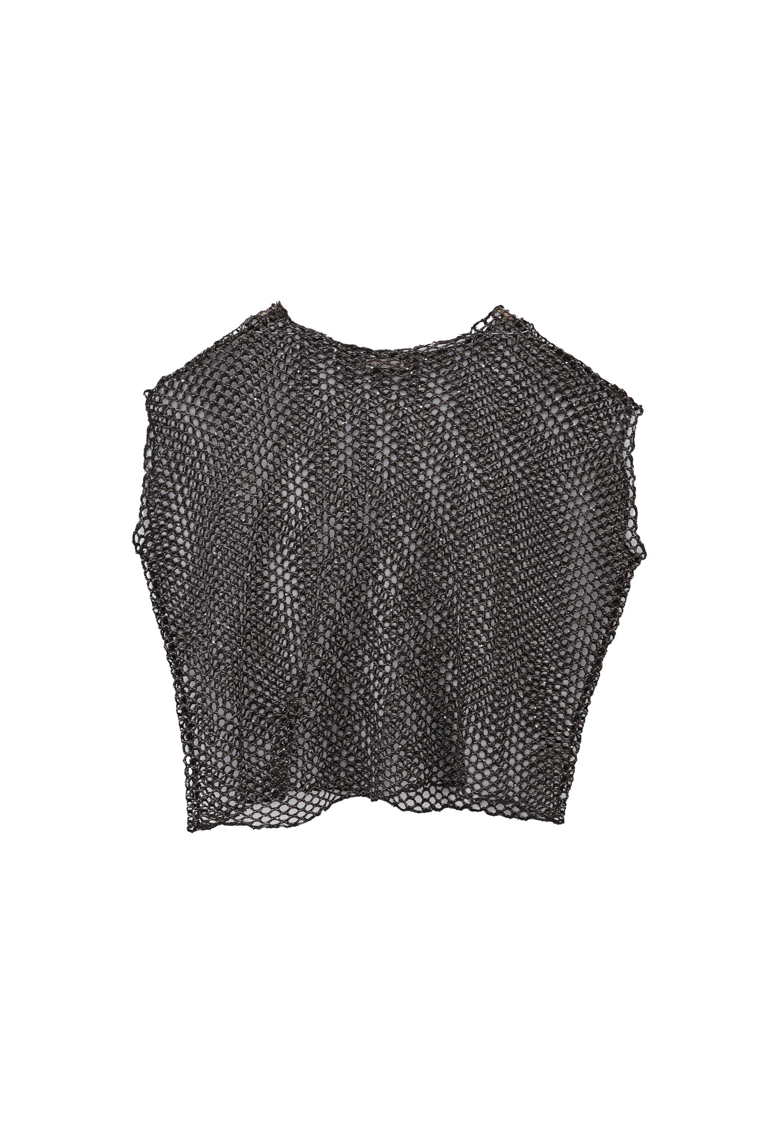 Oversize Tunic Blouse Boat Neck - ANTHRA MELANGE