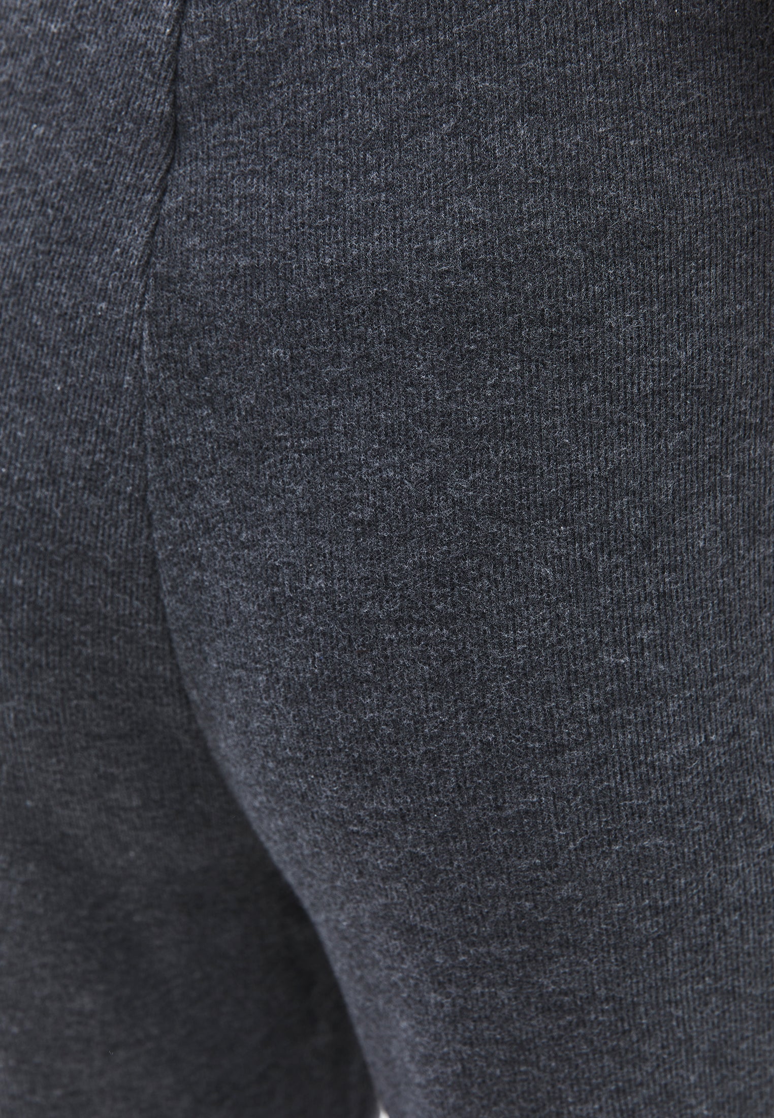 High Waist Flared Spanish Trousers - ANTHRA MELANGE