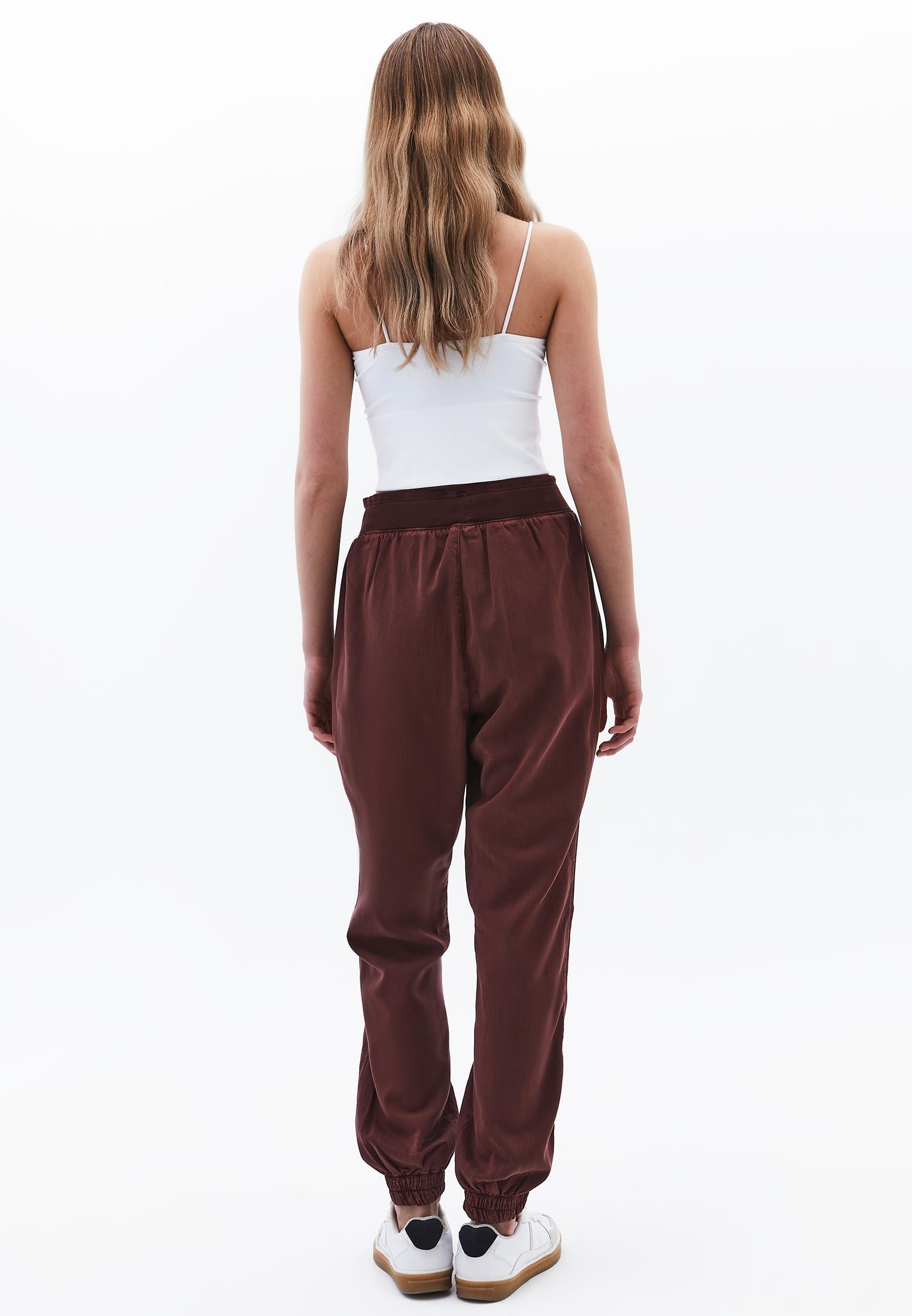 Summer Tencel Jogger Pants - ANTIK BITTER CHOCOLATE