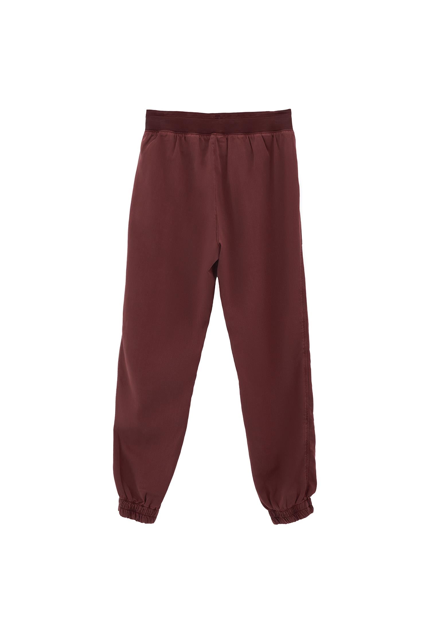 Jogger Regular Waist Pants - ANTIK BITTER CHOCOLATE
