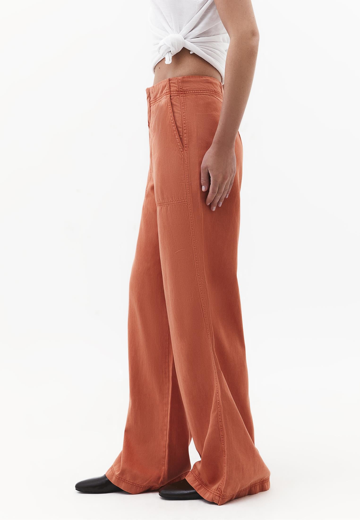 Wide Leg Trousers - ANTIK CRABAPPLE