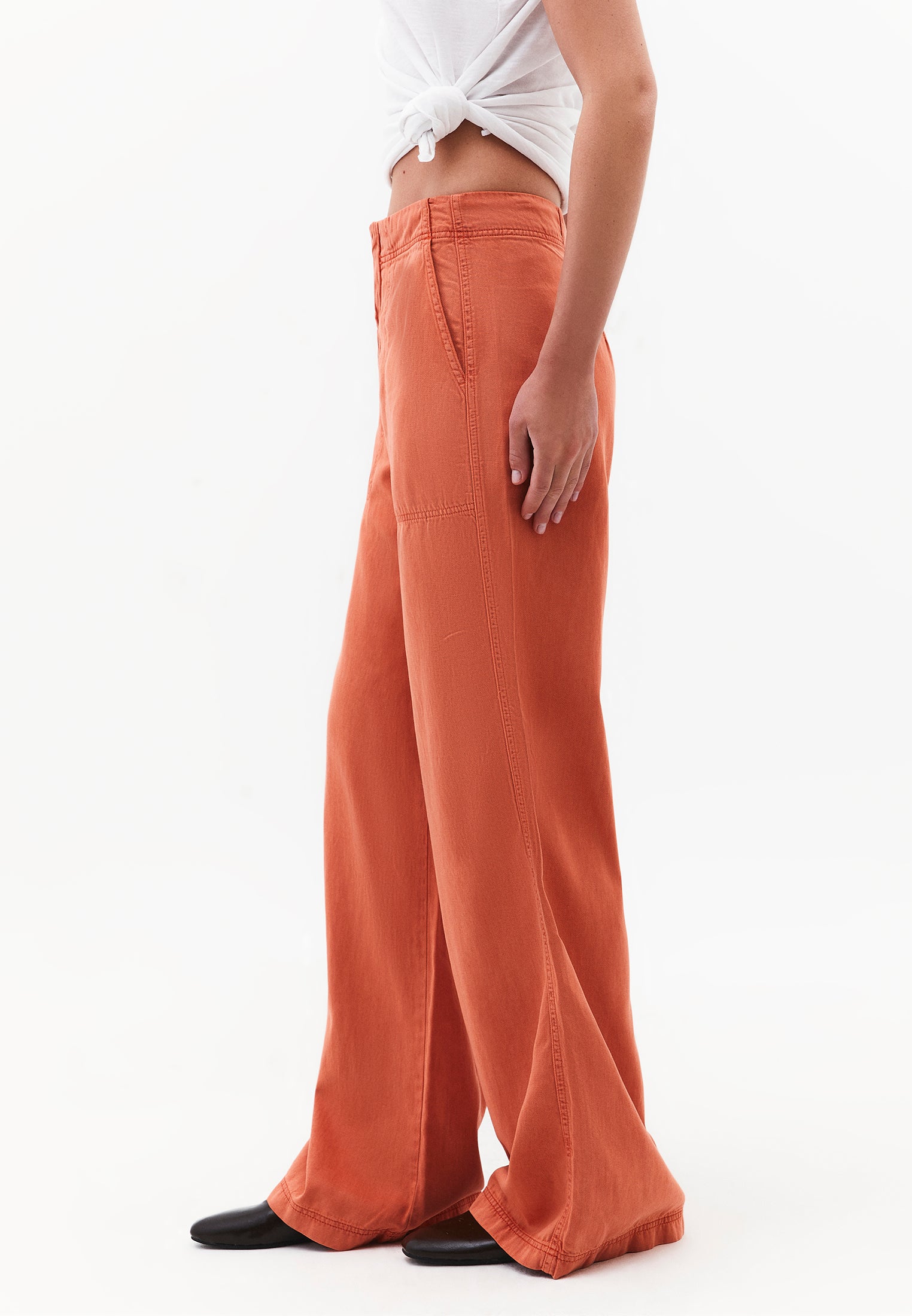 Wide Leg Trousers - ANTIK CRABAPPLE