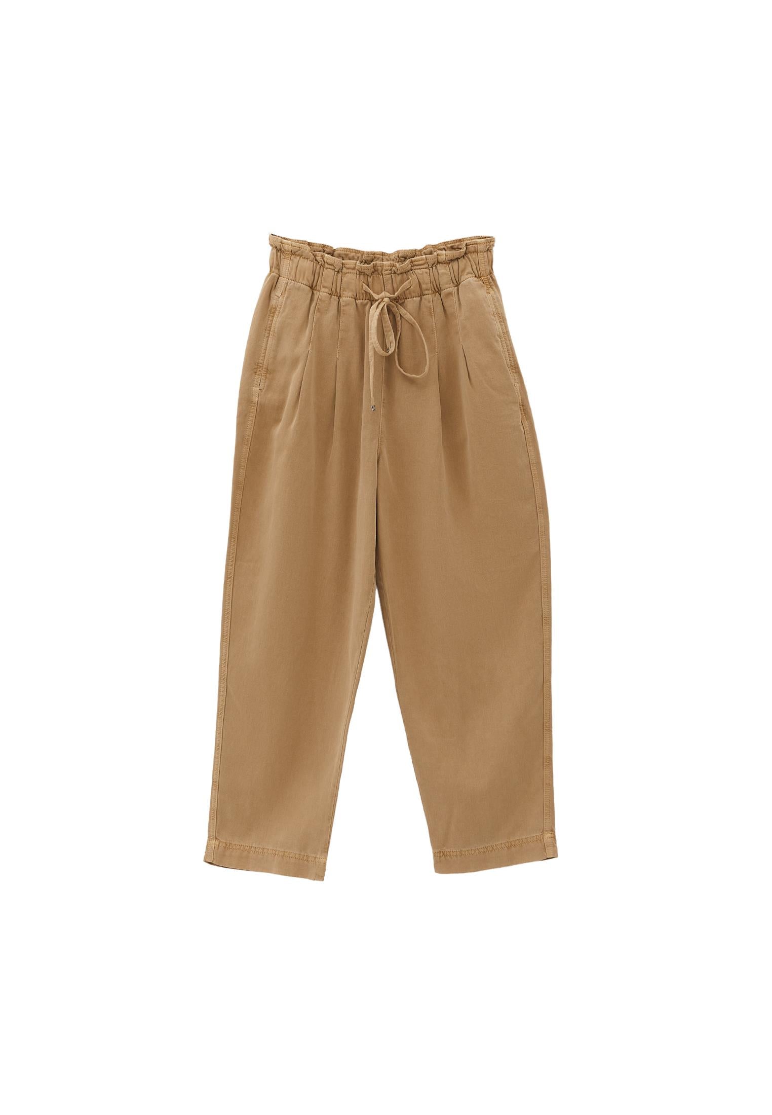 Pleated Ultra High Waist Baggy Pants - ANTIK CURDS WHEY