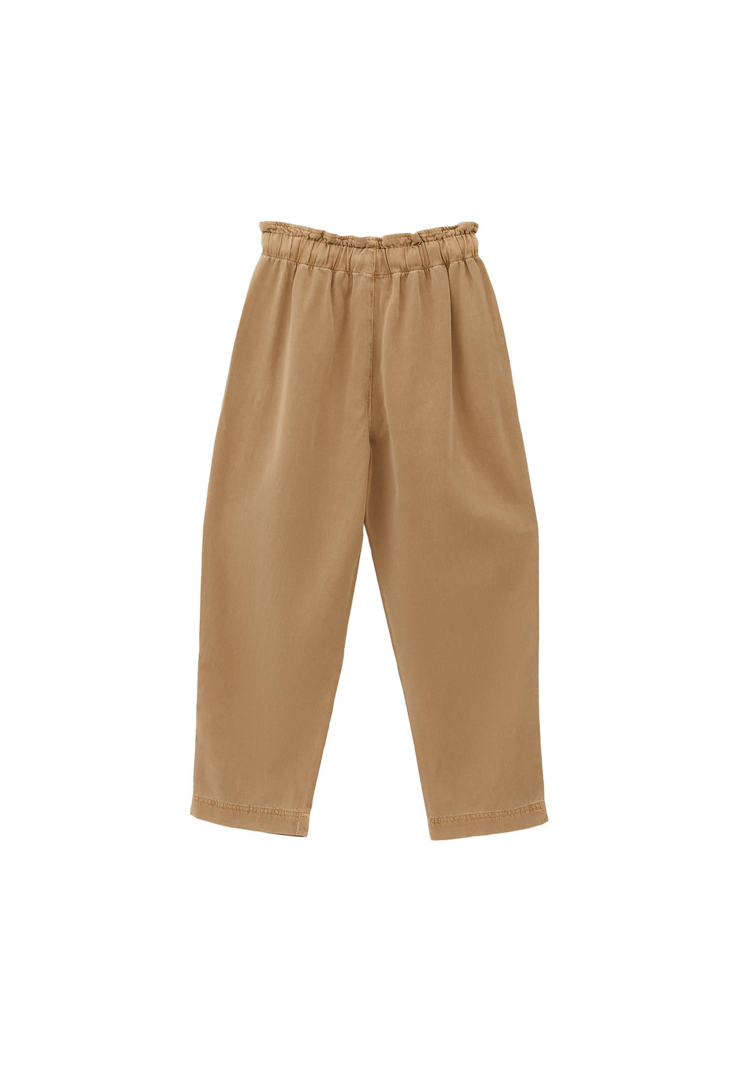 Pleated Tencel Baggy Pants - ANTIK CURDS WHEY