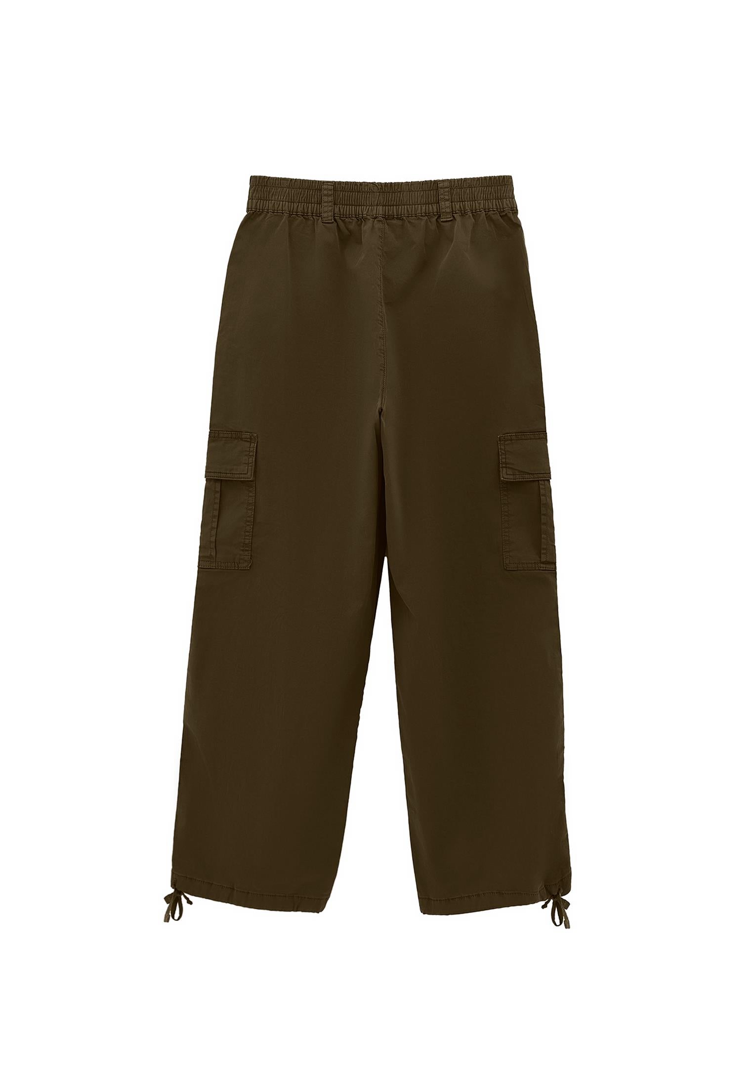 Jogger High Waist Belted Detail Pants - ANTIK DARK OLIVE