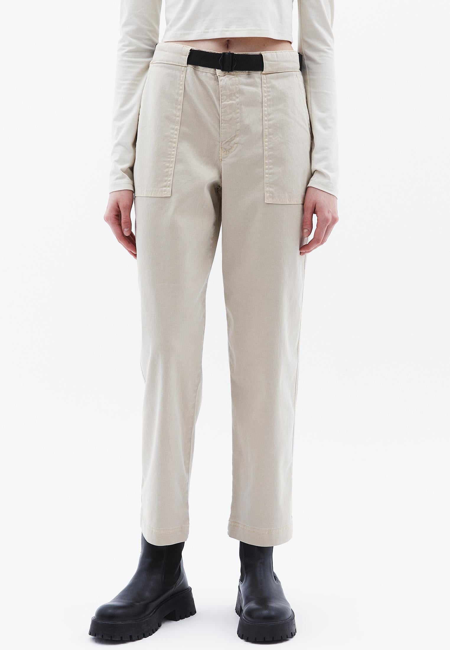 Carrot Fit Trousers - ANTIK FEATHER GRAY