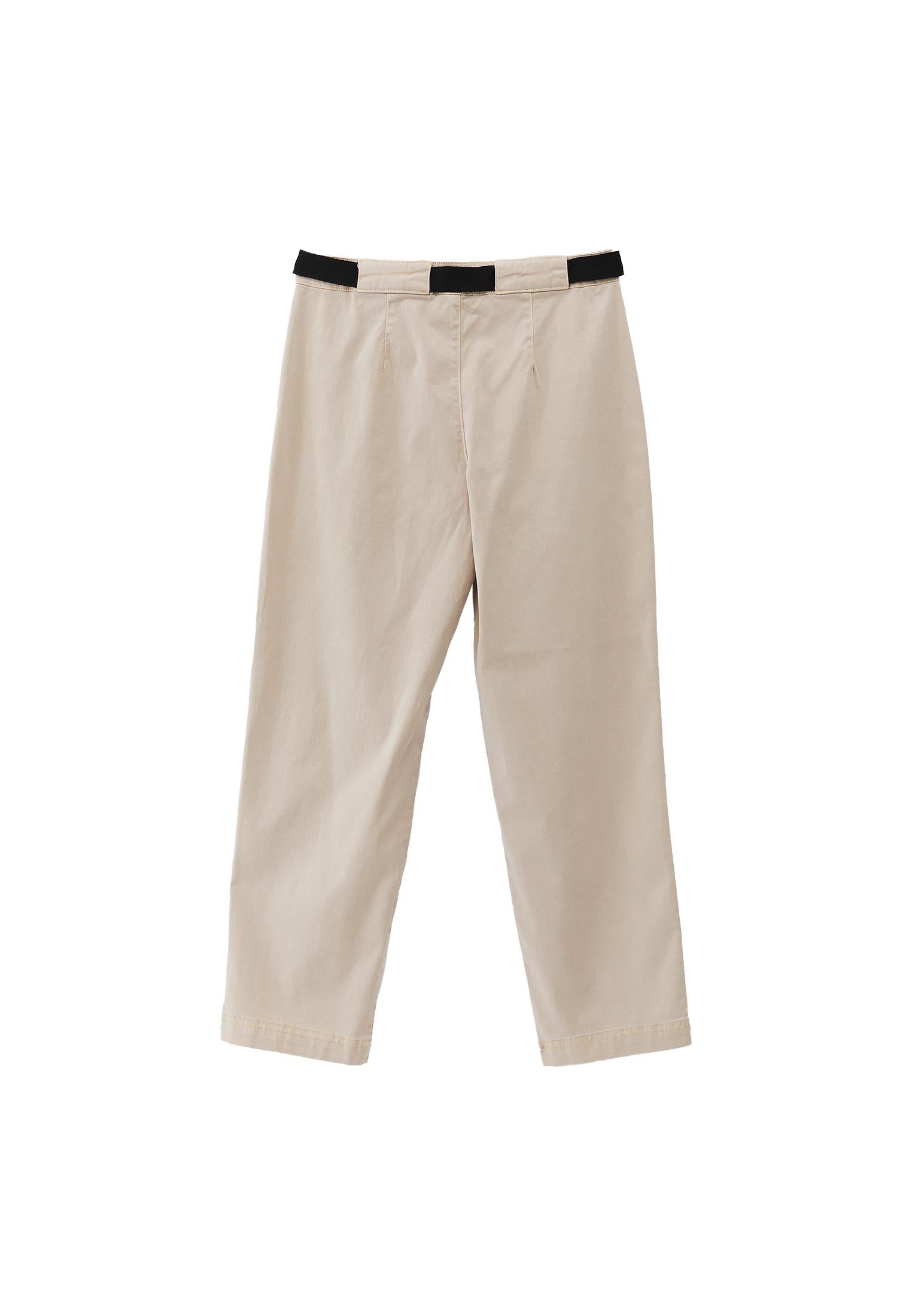 Carrot Fit Trousers - ANTIK FEATHER GRAY