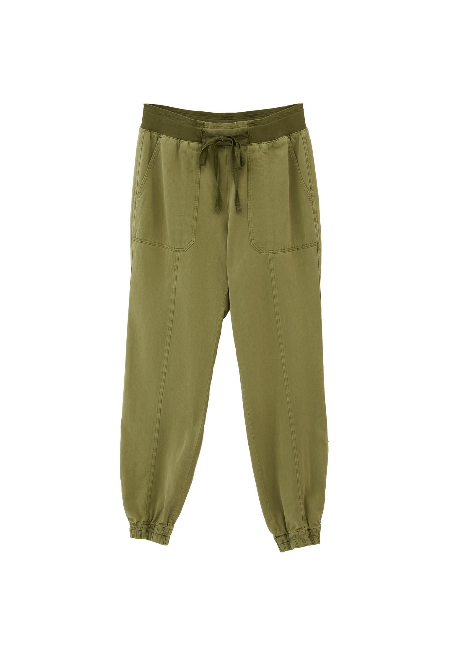 Jogger Regular Waist Pants - ANTIK GREEN OLIVE