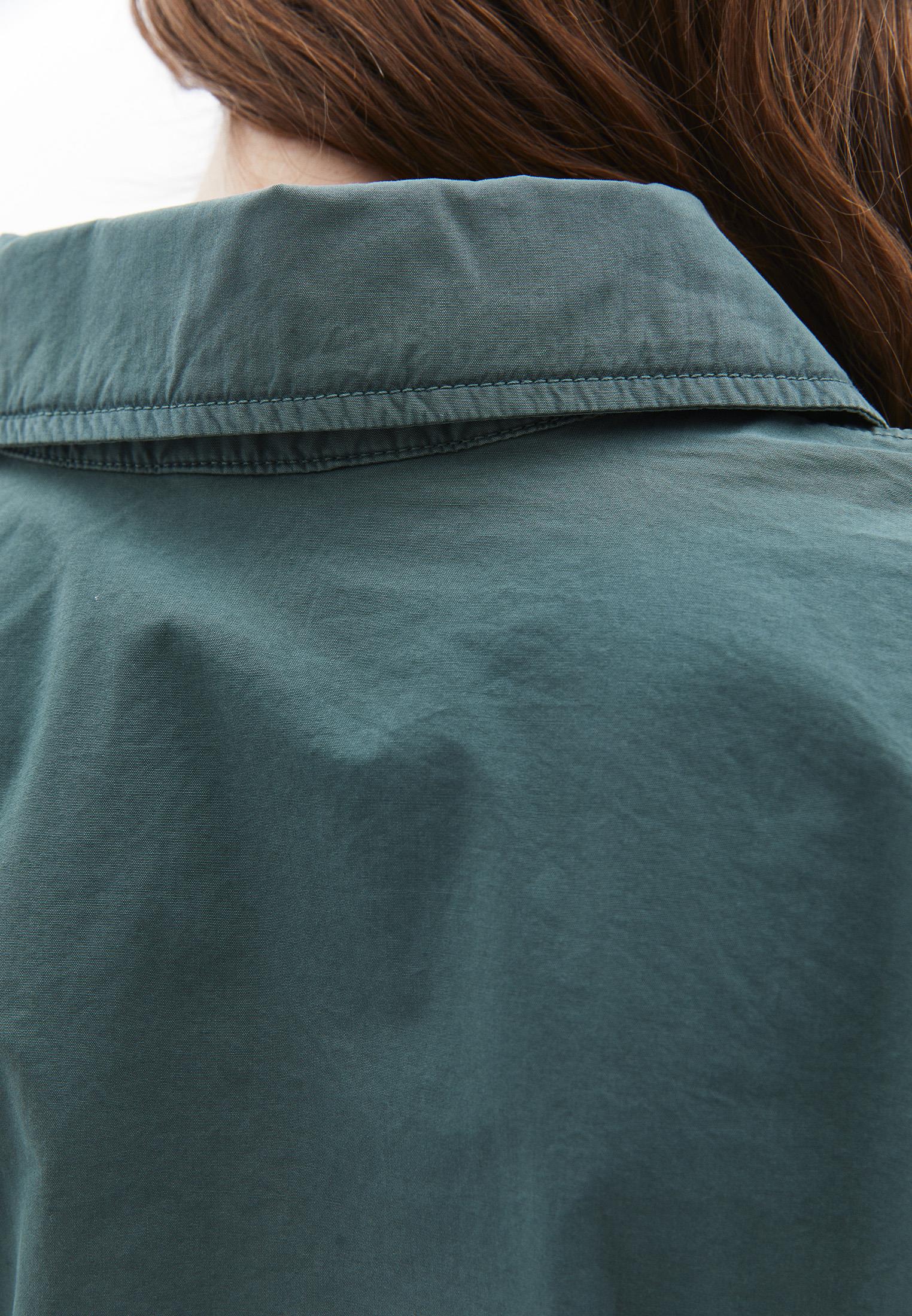 Pocketed Loose Fit Cropped Shirt - ANTIK LAUREL WREATH