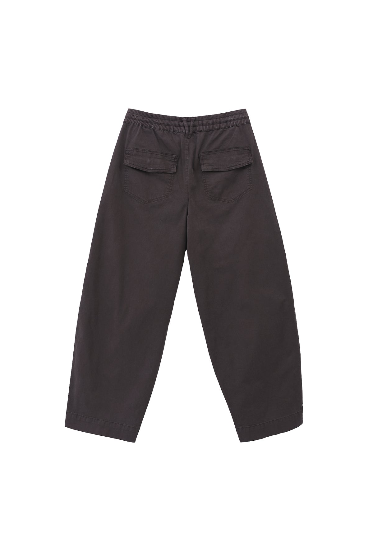 Barrel-Leg Pants with a Tie Belt - ANTIK MOLE