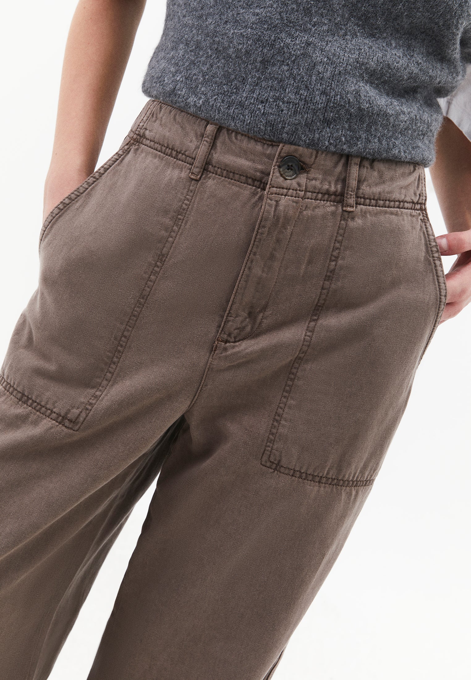 Wide Leg High Waist Pants - ANTIK MOON ROCK