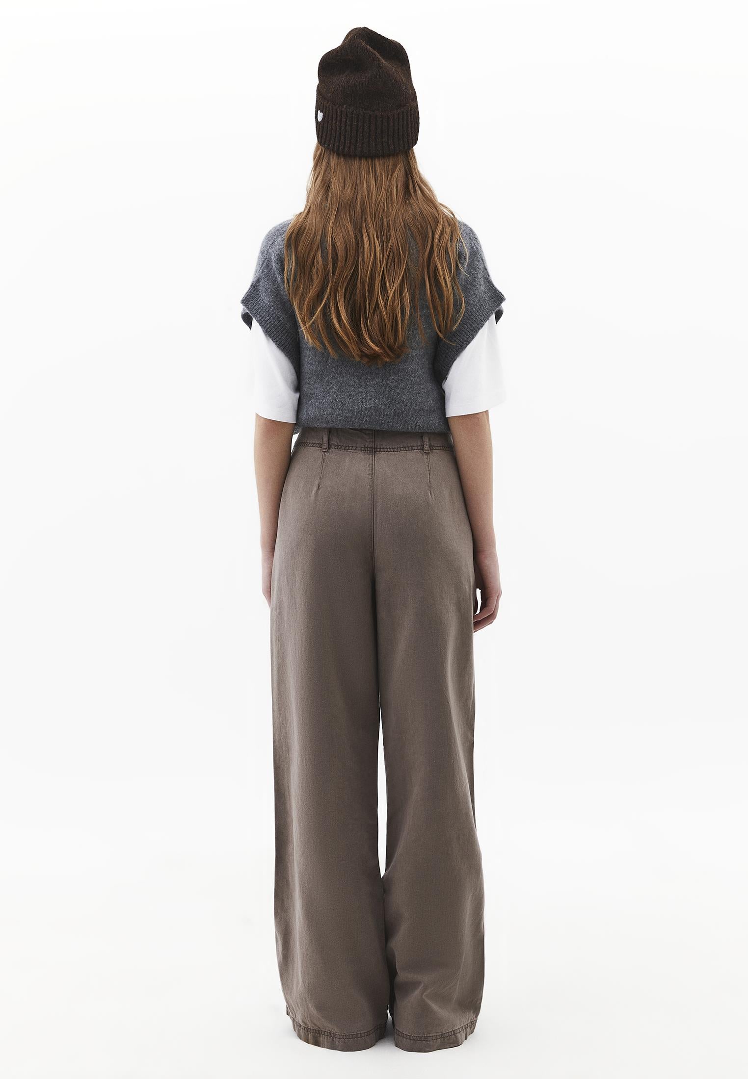 Wide Leg High Waist Pants - ANTIK MOON ROCK