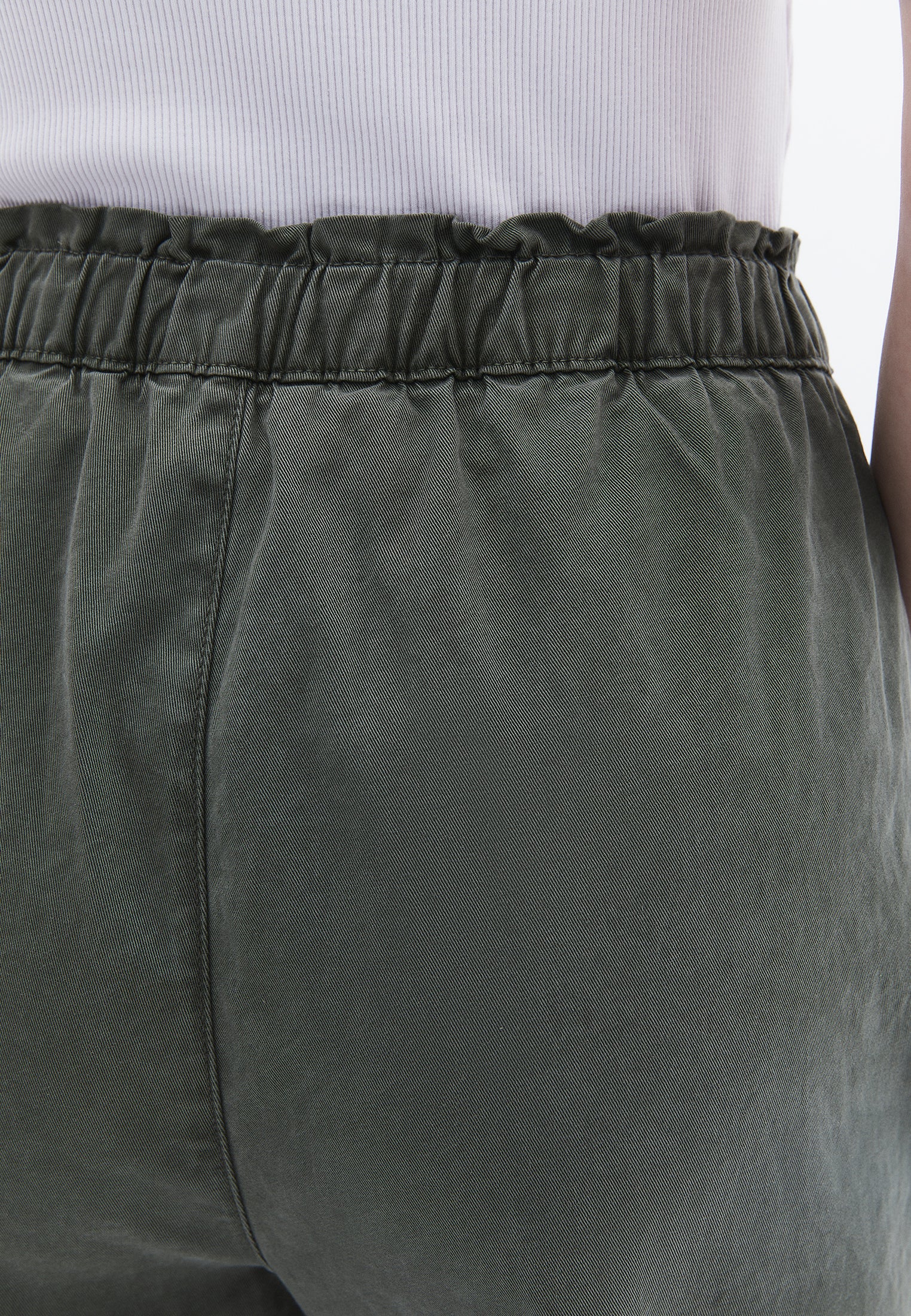High Waist Carrot Pants - ANTIK MULLED BASIL