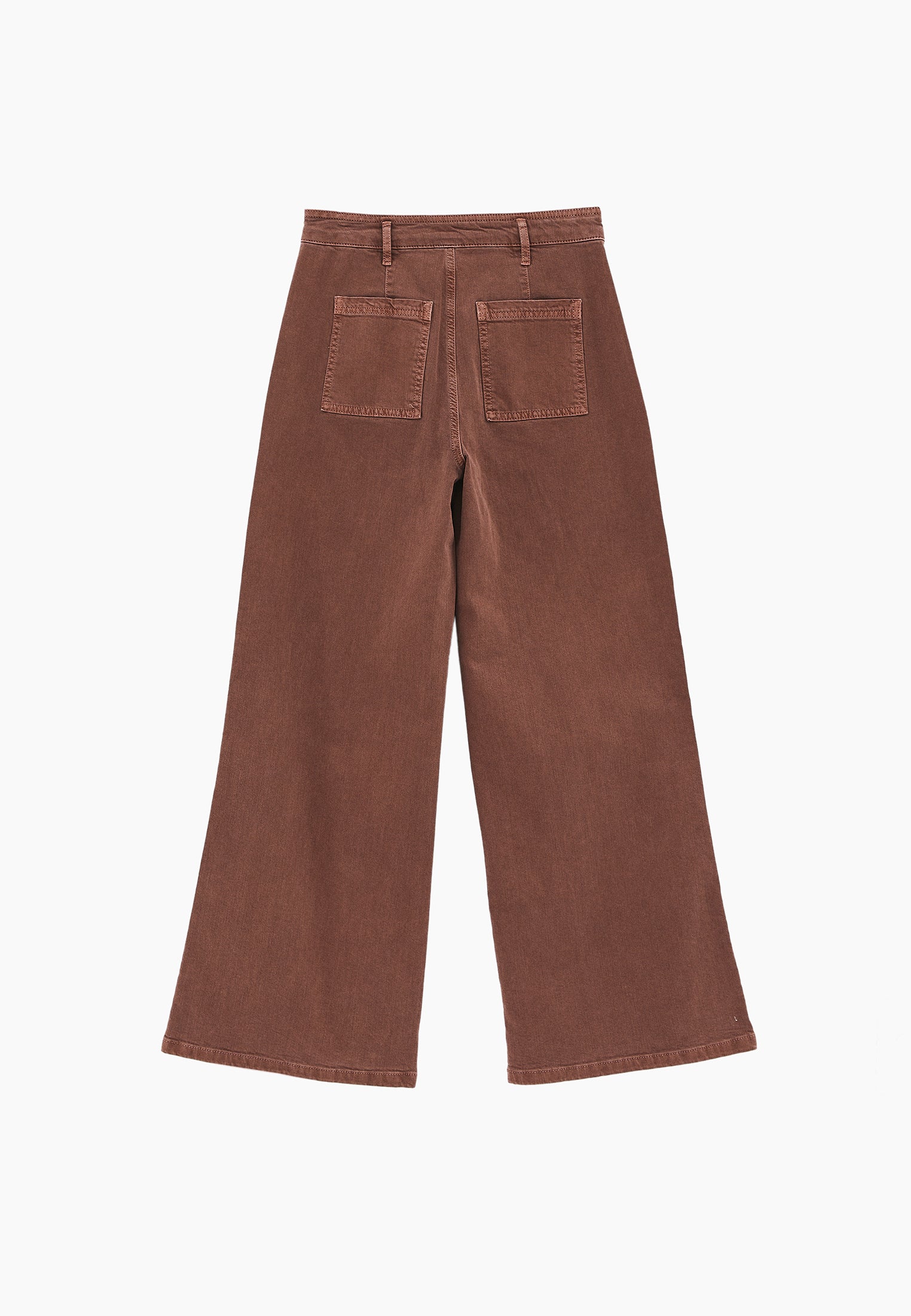 Wide Leg Pants With Pocket Detail - ANTIK MYRISTICA