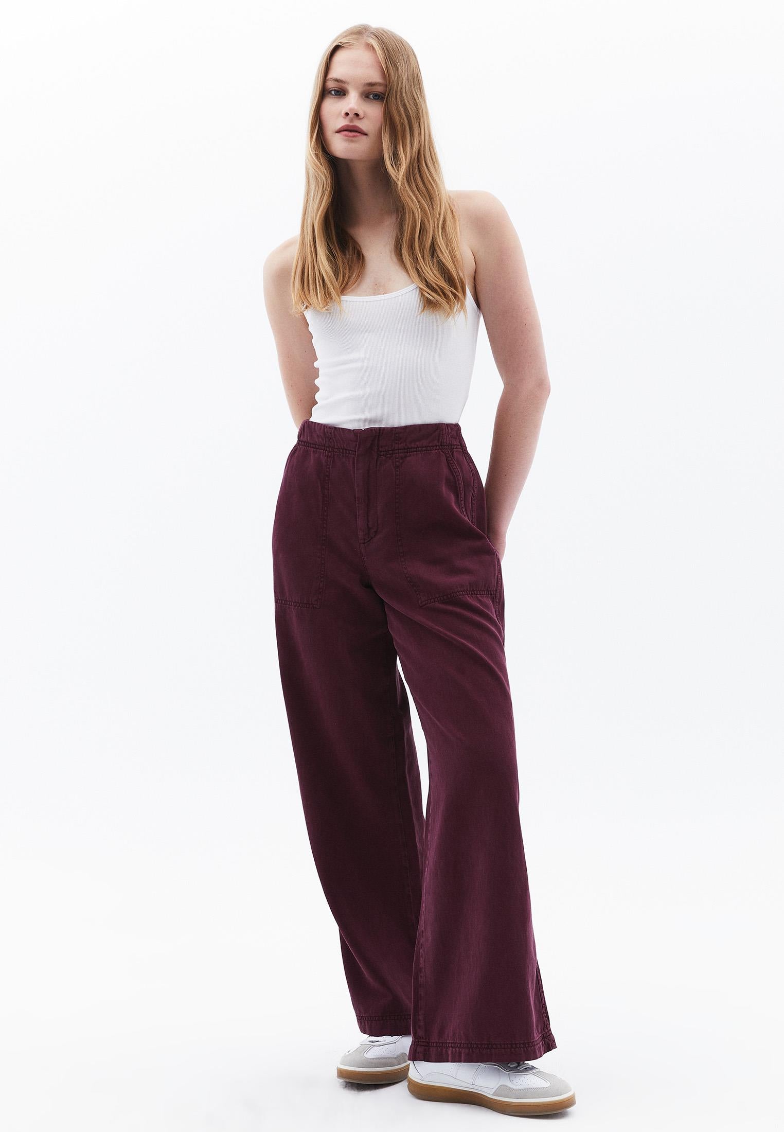Wide Leg Trousers With Pockets - ANTIK PORT ROYALE