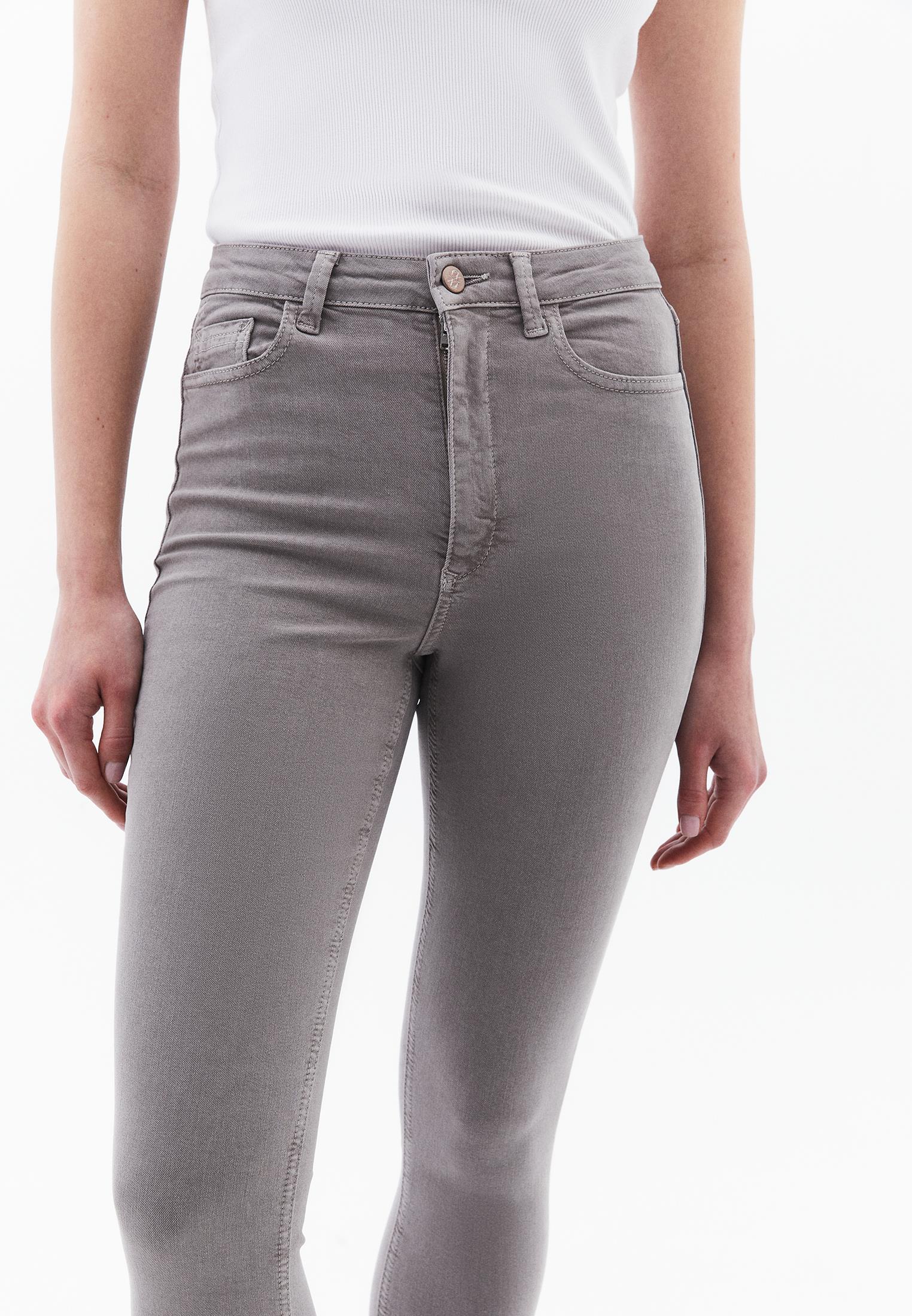 High Waist Skinny Standard Trousers - ANTIK ROCK RIDGE