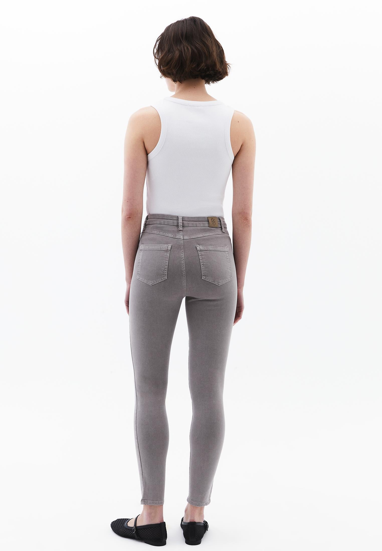 High Waist Skinny Standard Trousers - ANTIK ROCK RIDGE