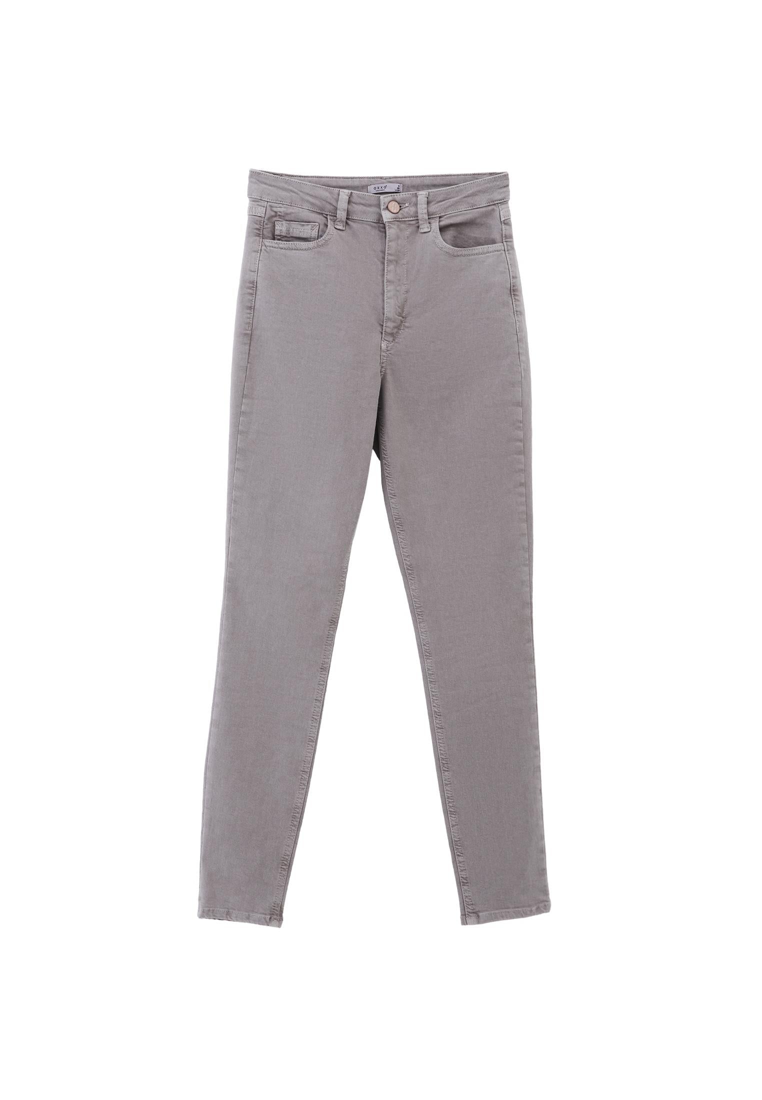 High Waist Skinny Standard Trousers - ANTIK ROCK RIDGE