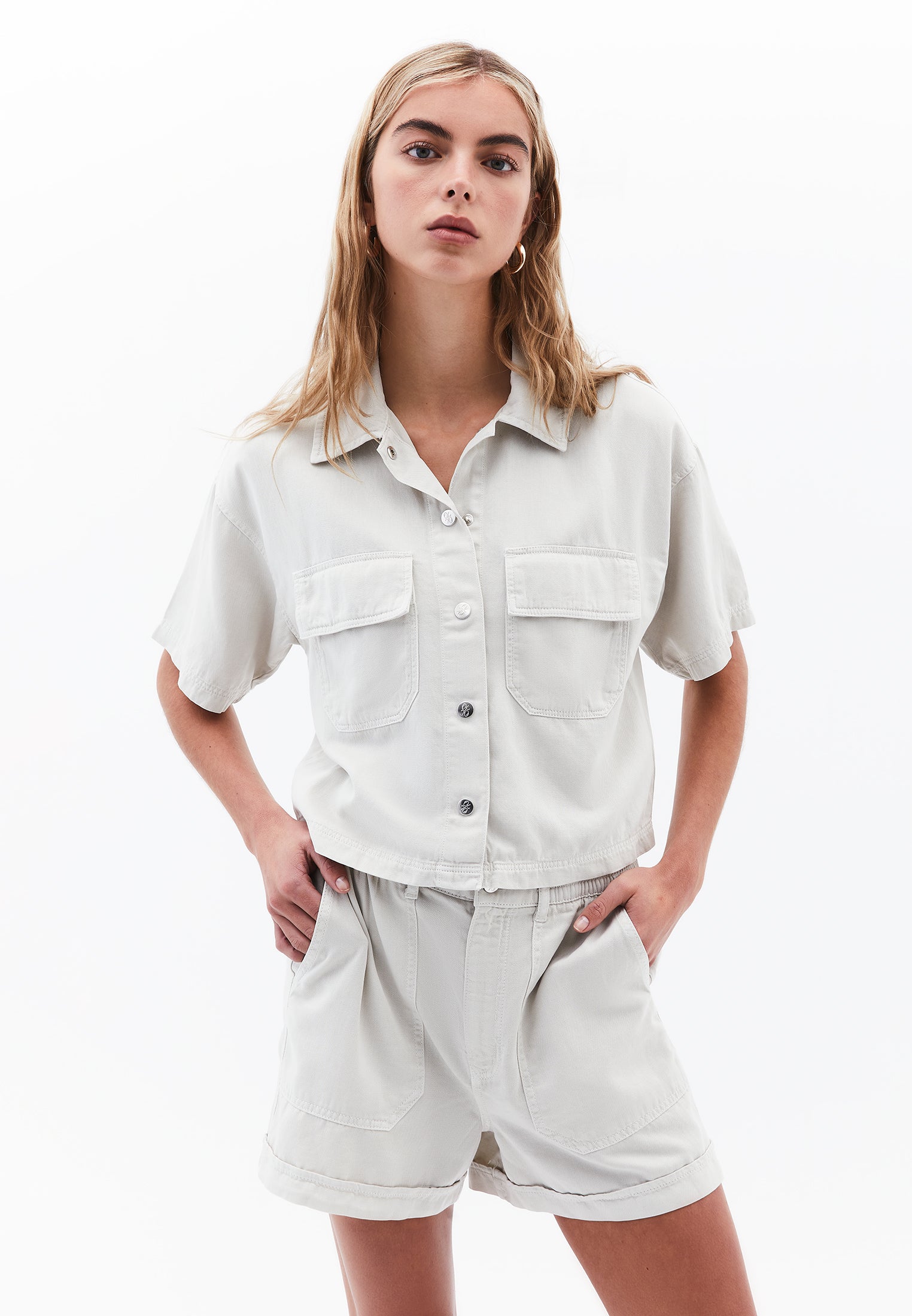Oversize Shirt - ANTIK SILVER BIRCH