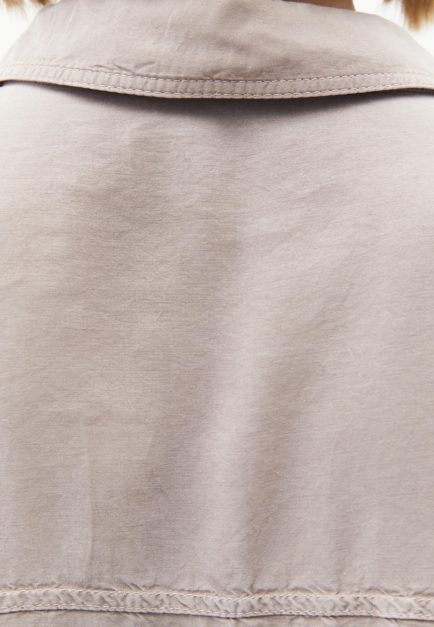 Oversize Pocketed Shirt - ANTIK SIMPLY TAUPE