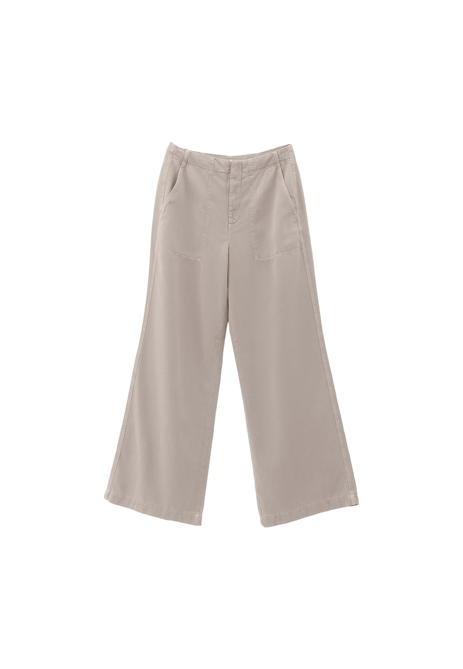 Wide Leg Trousers - ANTIK SIMPLY TAUPE