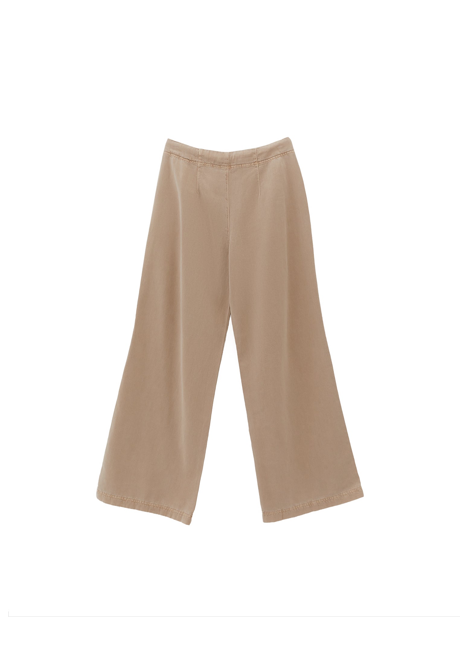 Wide Leg Trousers With Pockets - ANTIK SIMPLY TAUPE