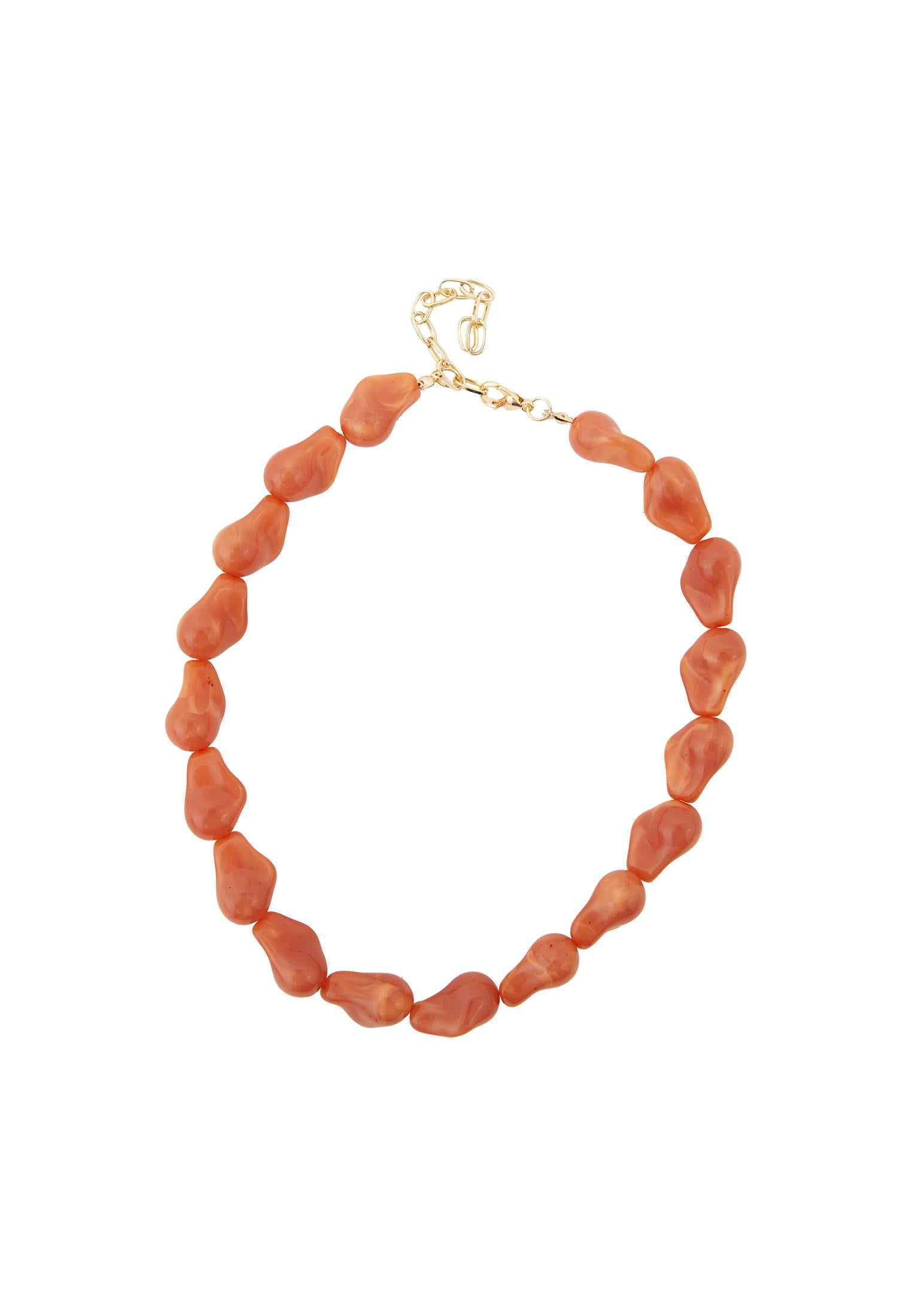 Necklace - APRICOT ORANGE