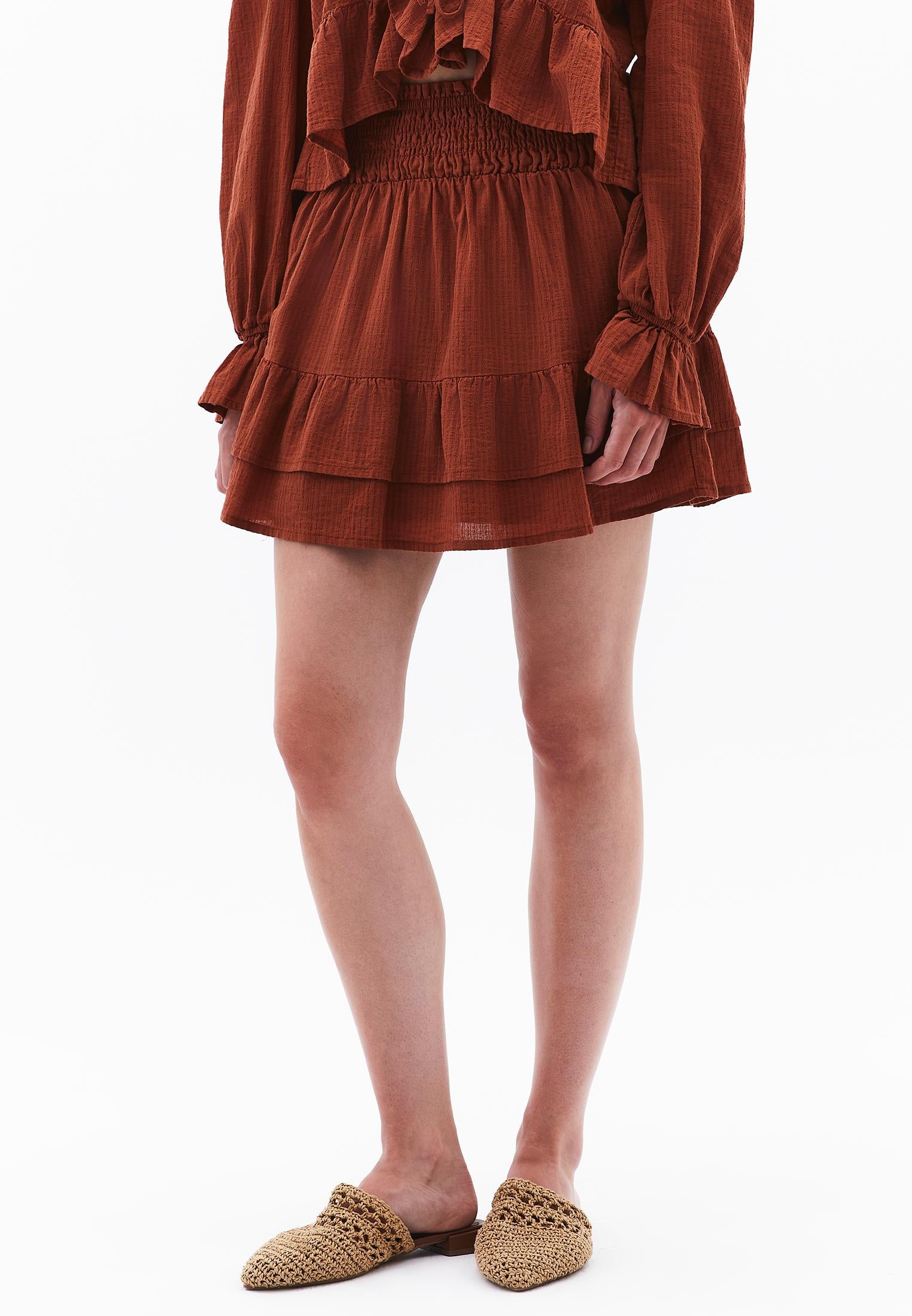 Ruffled Short Skirt - ARABIAN SPICE
