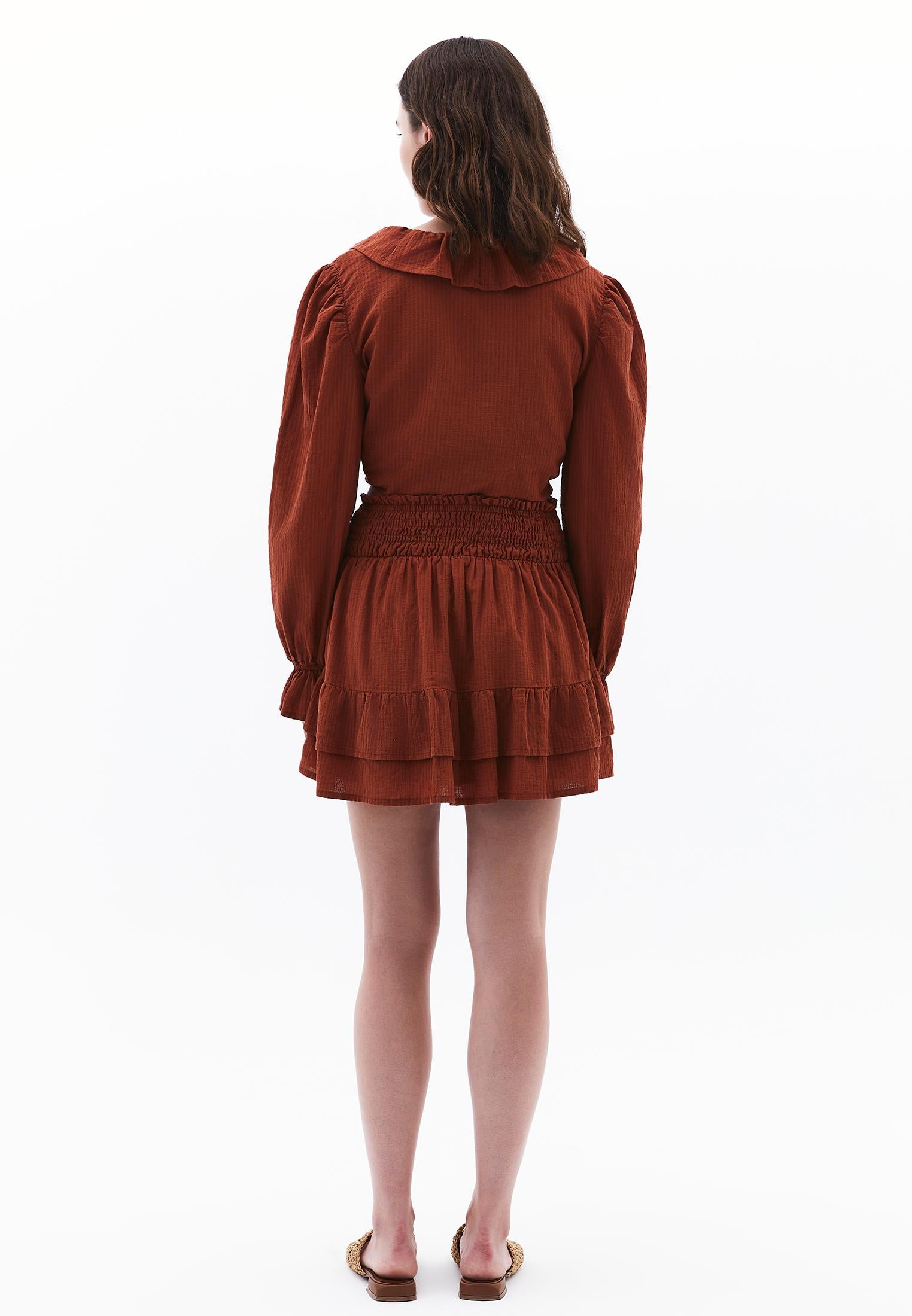Ruffled Short Skirt - ARABIAN SPICE
