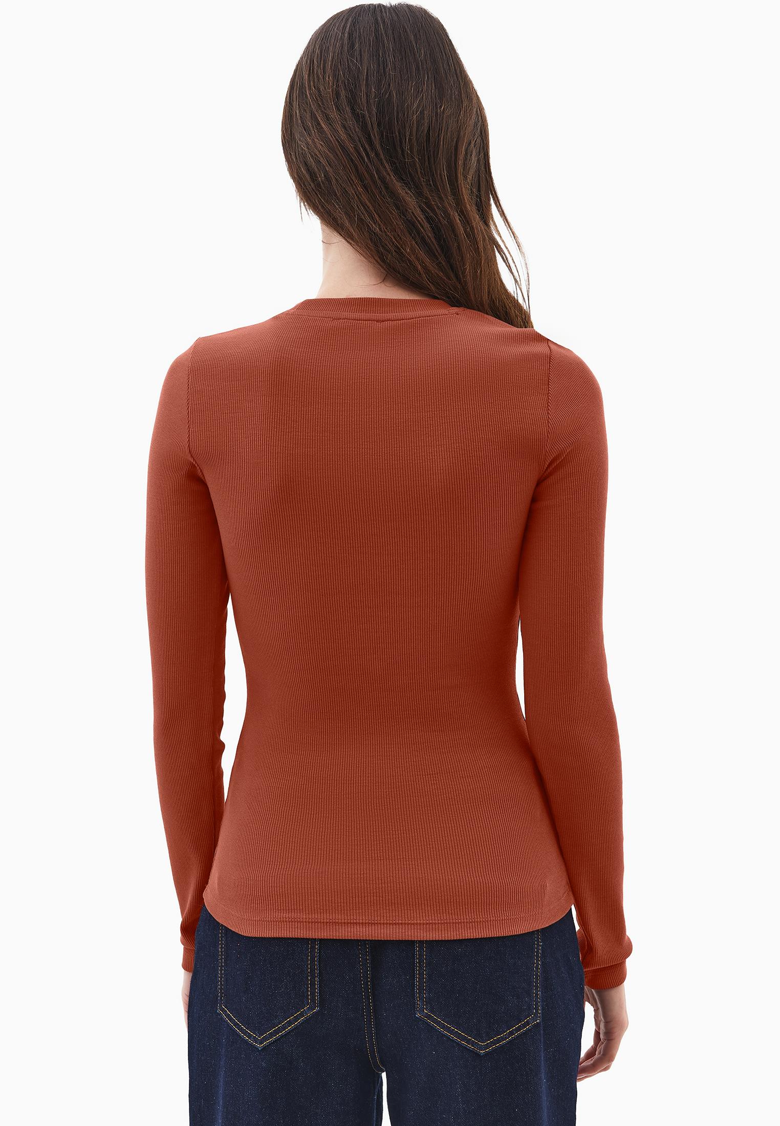 Bodycon Crew Neck T-Shirt - ARABIAN SPICE