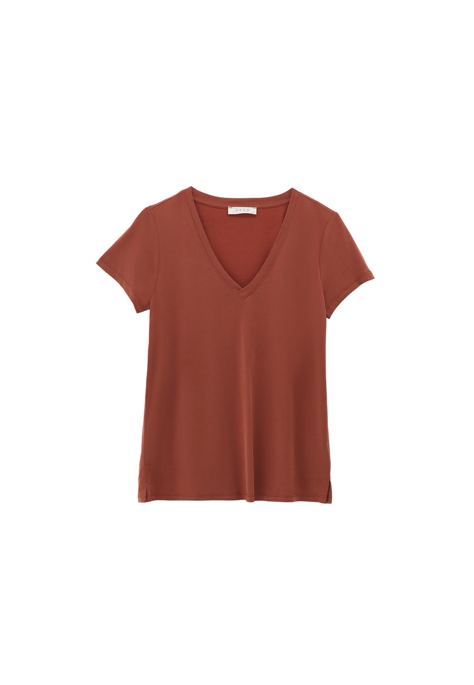 V Neck Slim Fit Short Sleeve T-Shirt - ARABIAN SPICE