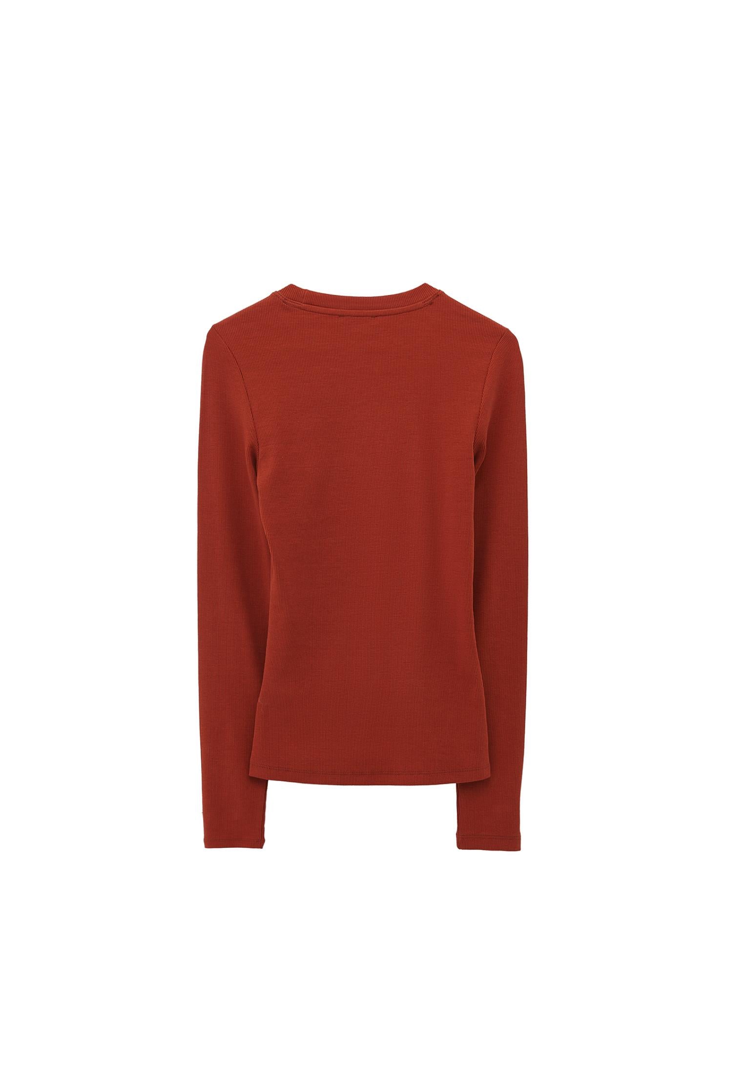 Bodycon Crew Neck T-Shirt - ARABIAN SPICE