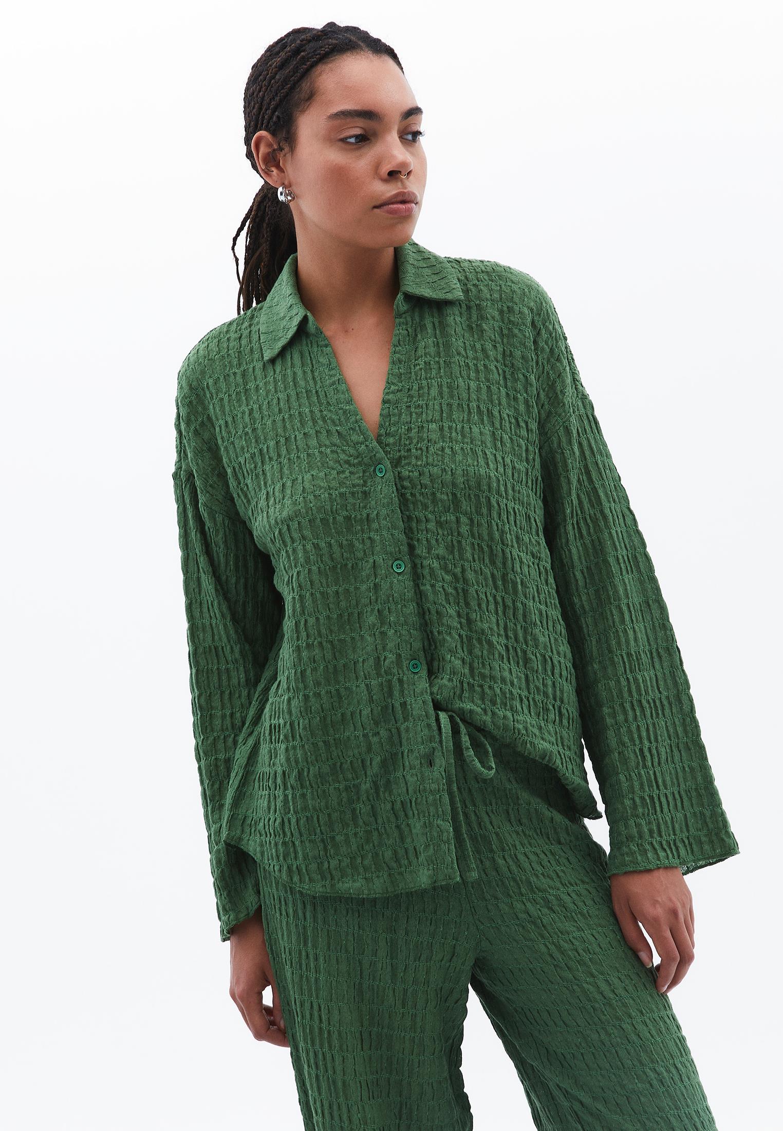 Oversize Shirt - ARTICHOKE GREEN