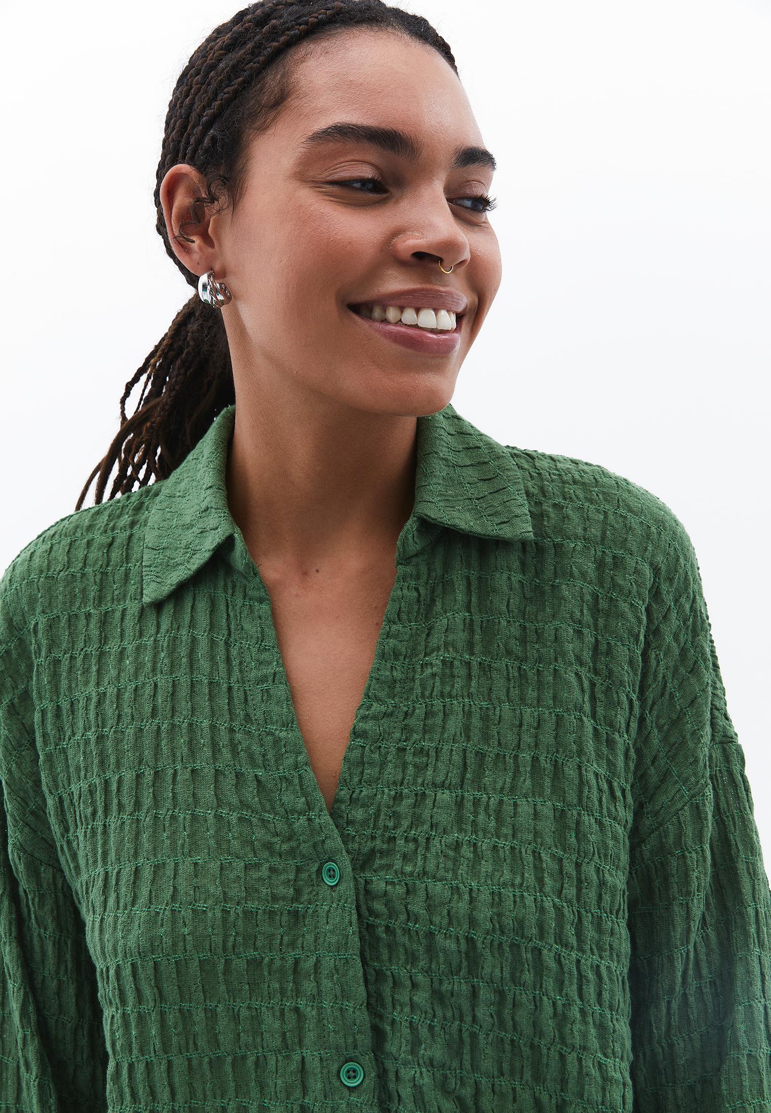 Oversize Shirt - ARTICHOKE GREEN