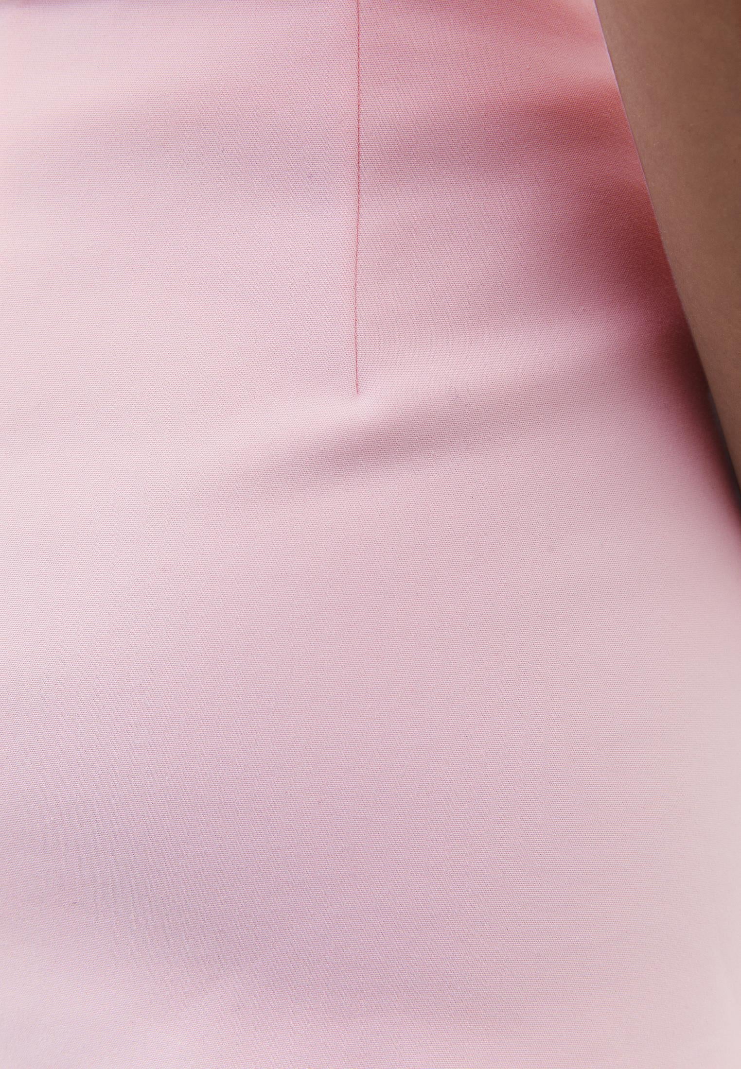 Ultra High Waist Slim Shorts With Zipper Detail - BARELY PINK