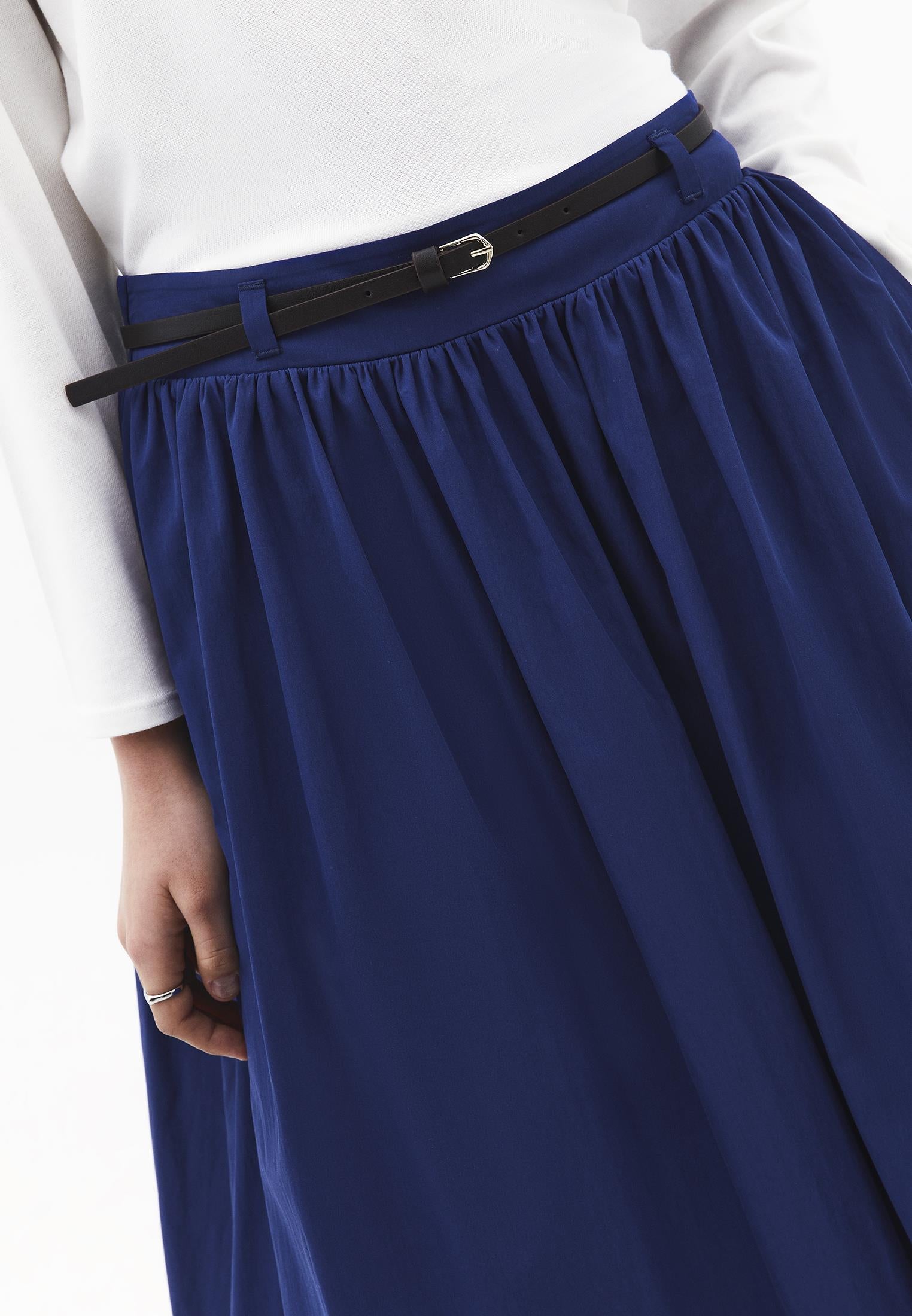 A-Line Long Skirt - BELLWETHER BLUE