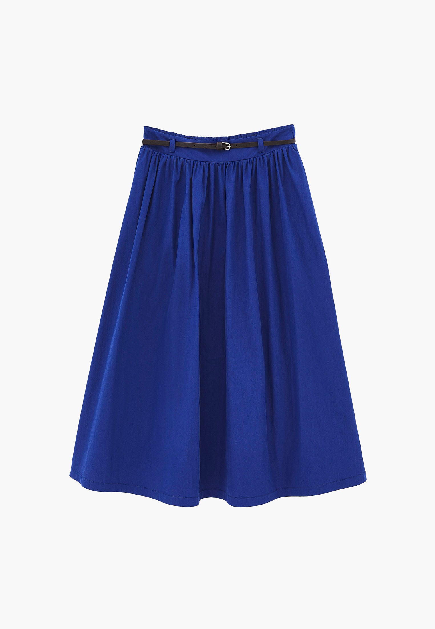 A-Line Long Skirt - BELLWETHER BLUE