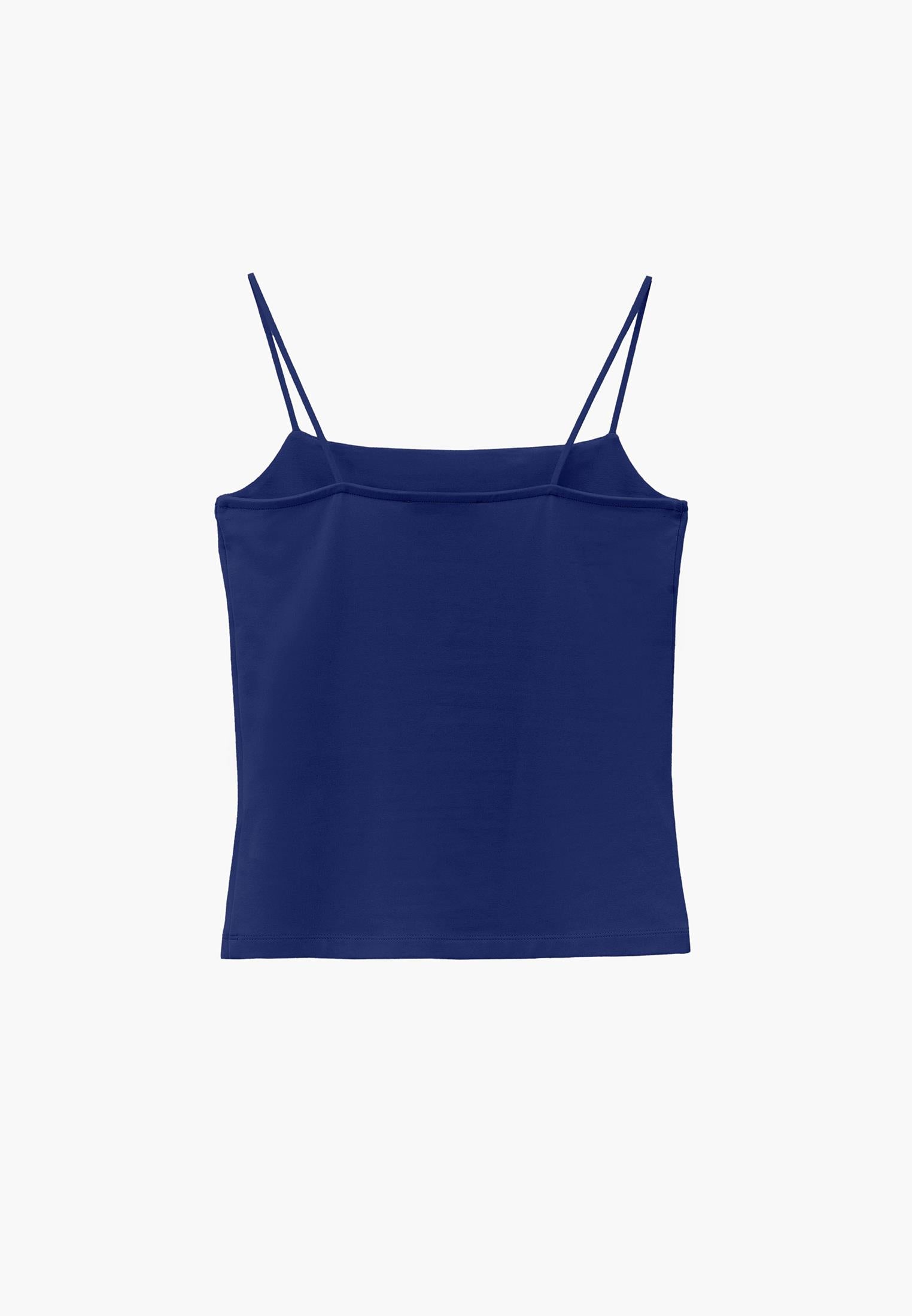 Wide Neck Tank Top - BELLWETHER BLUE