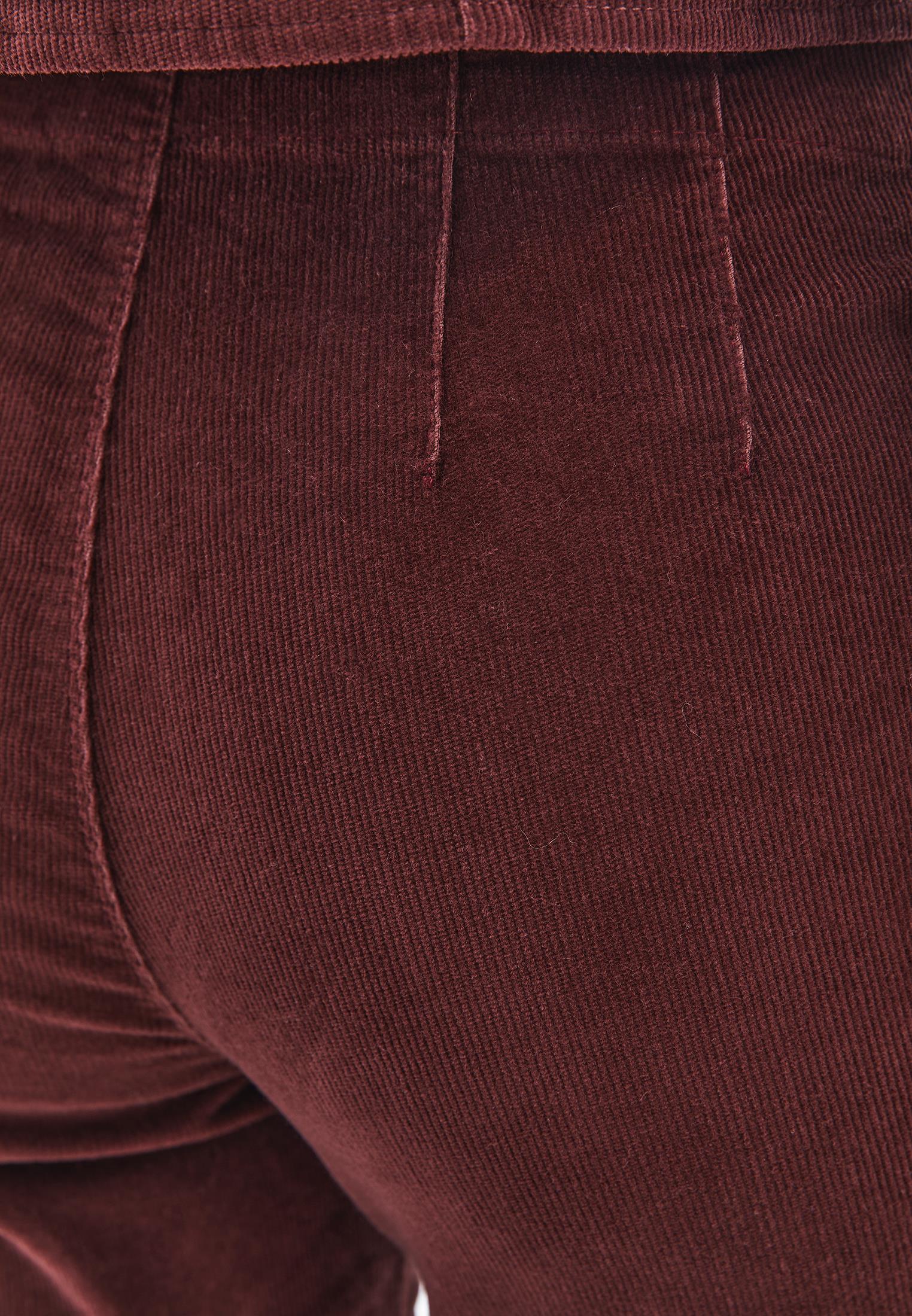 Ultra High Waist Flared Pants - BITTER CHOCOLATE