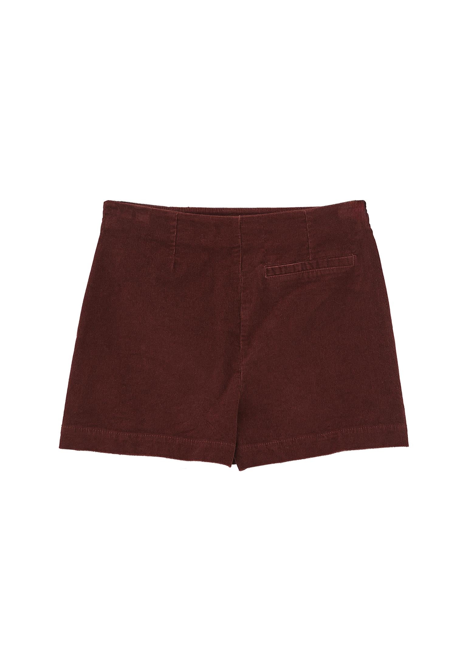 Ultra High Waist Shorts - BITTER CHOCOLATE
