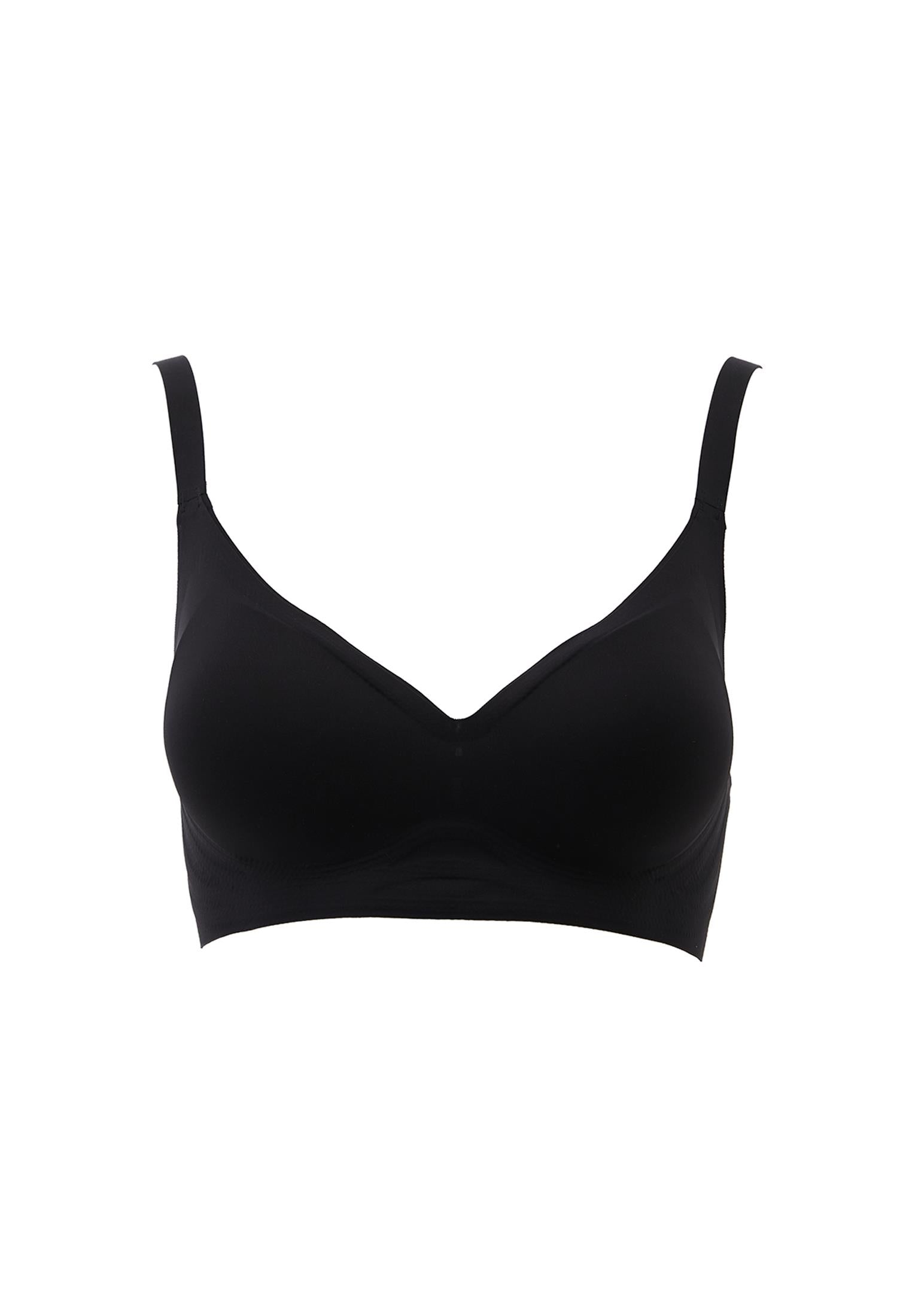 V Neck Bodycon Bustier - BLACK