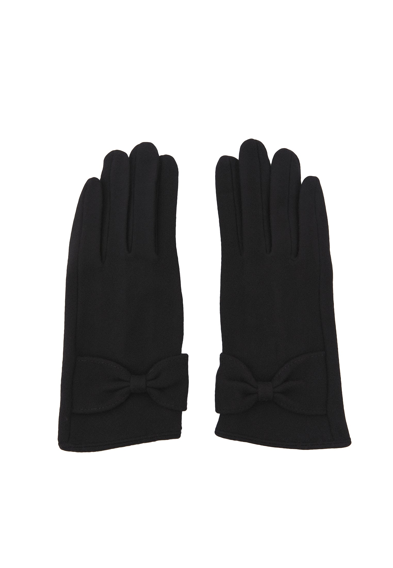 Winter Season Outfit Complementary Glove - BLACK