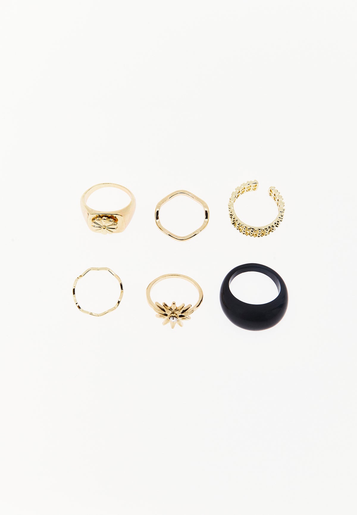 Women Ring - GOLD/BLACK