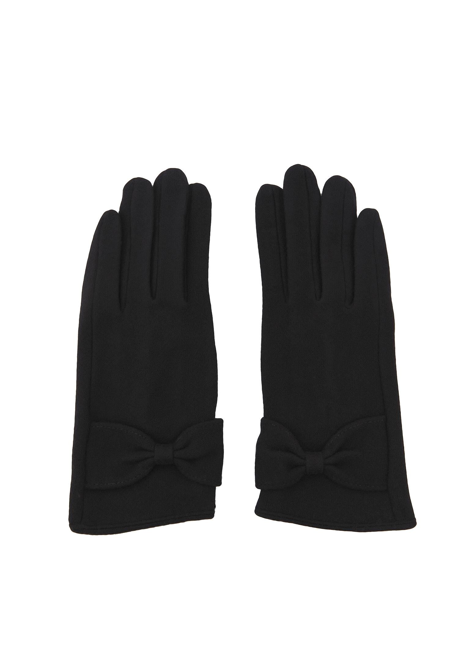 Winter Season Outfit Complementary Glove - BLACK
