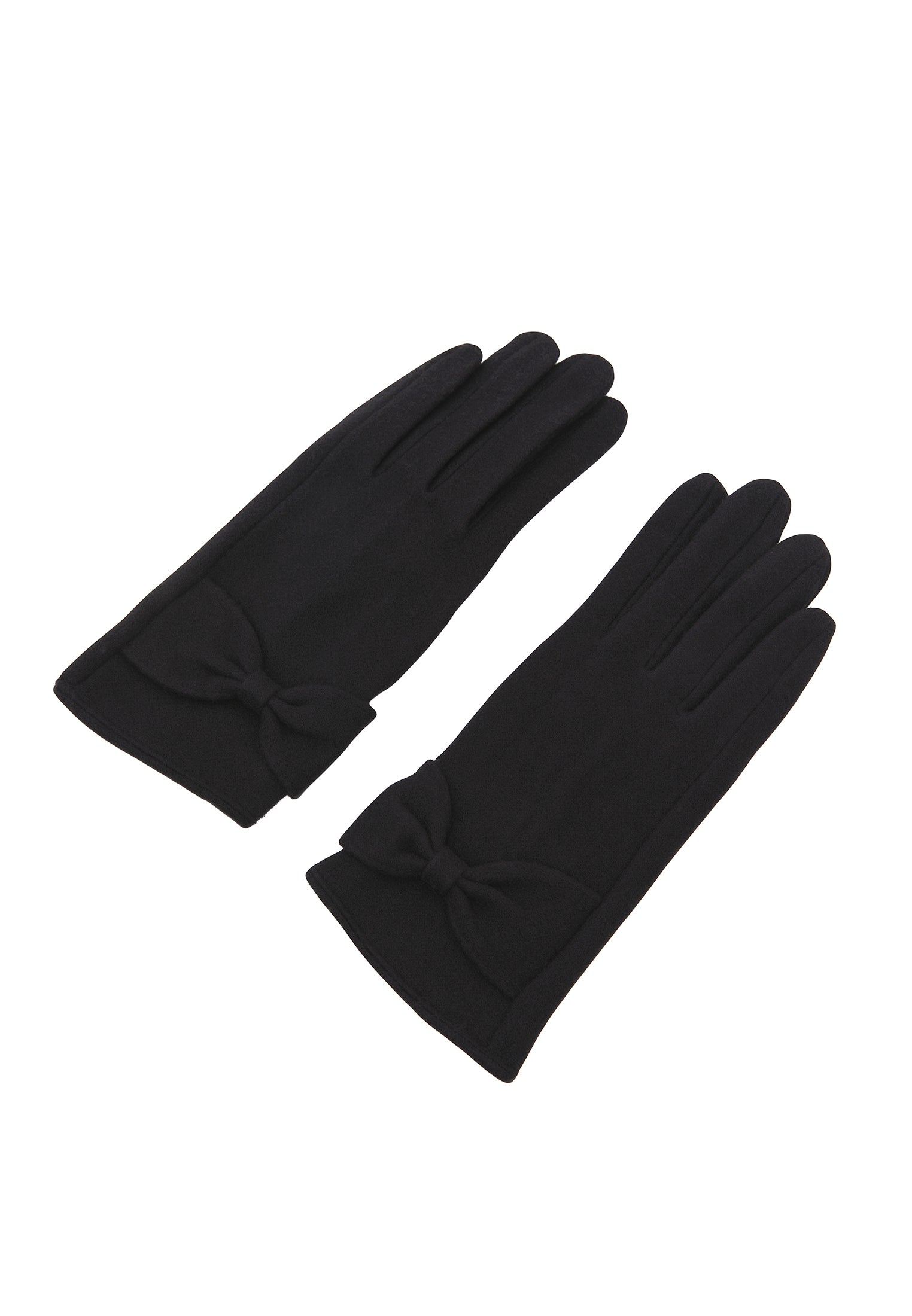 Winter Season Outfit Complementary Glove - BLACK